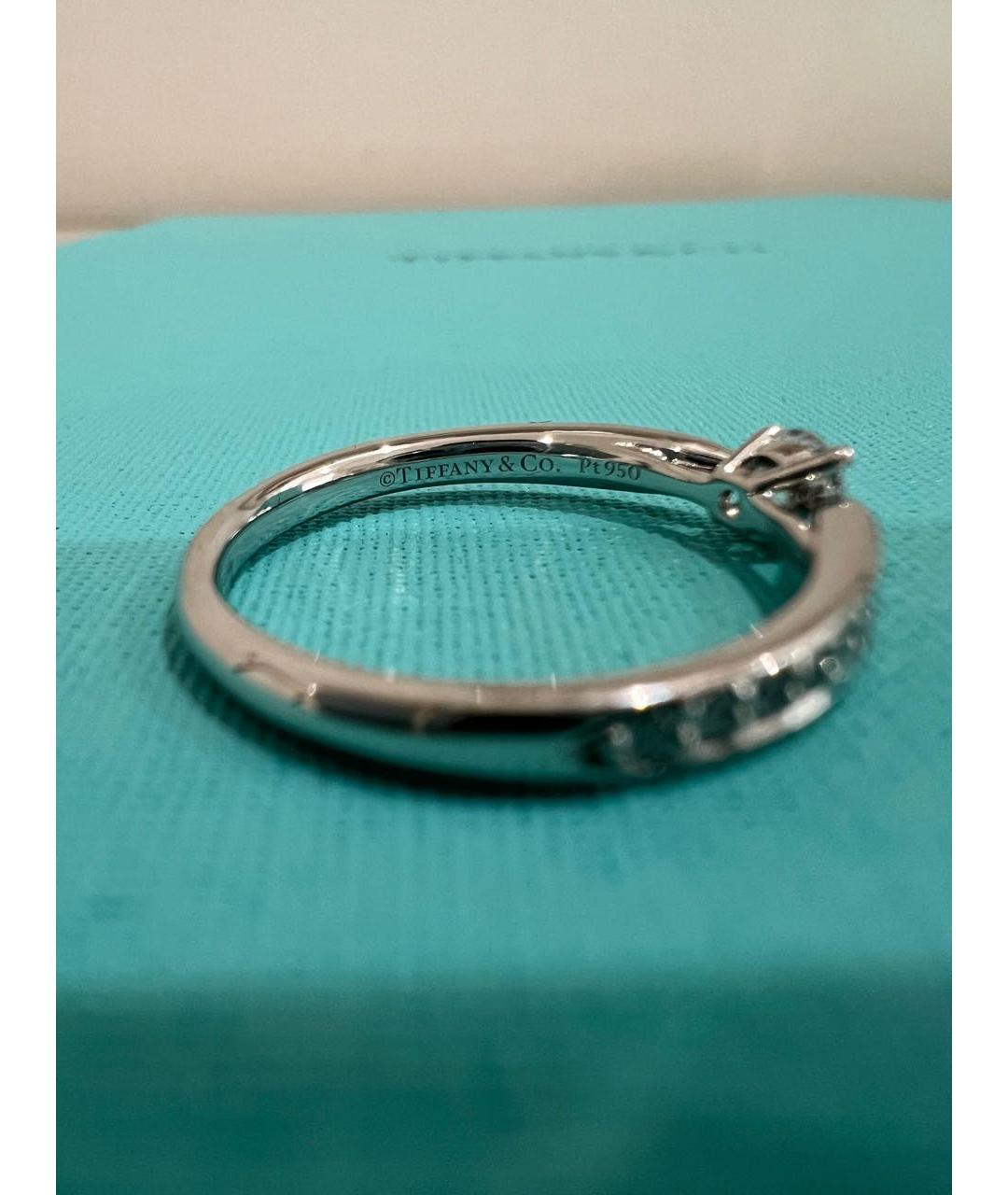 TIFFANY&CO Белое платиновое кольцо, фото 8