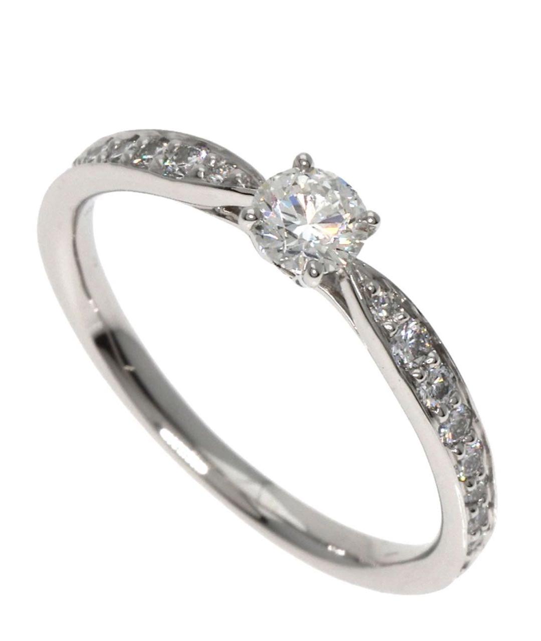 TIFFANY&CO Белое платиновое кольцо, фото 9