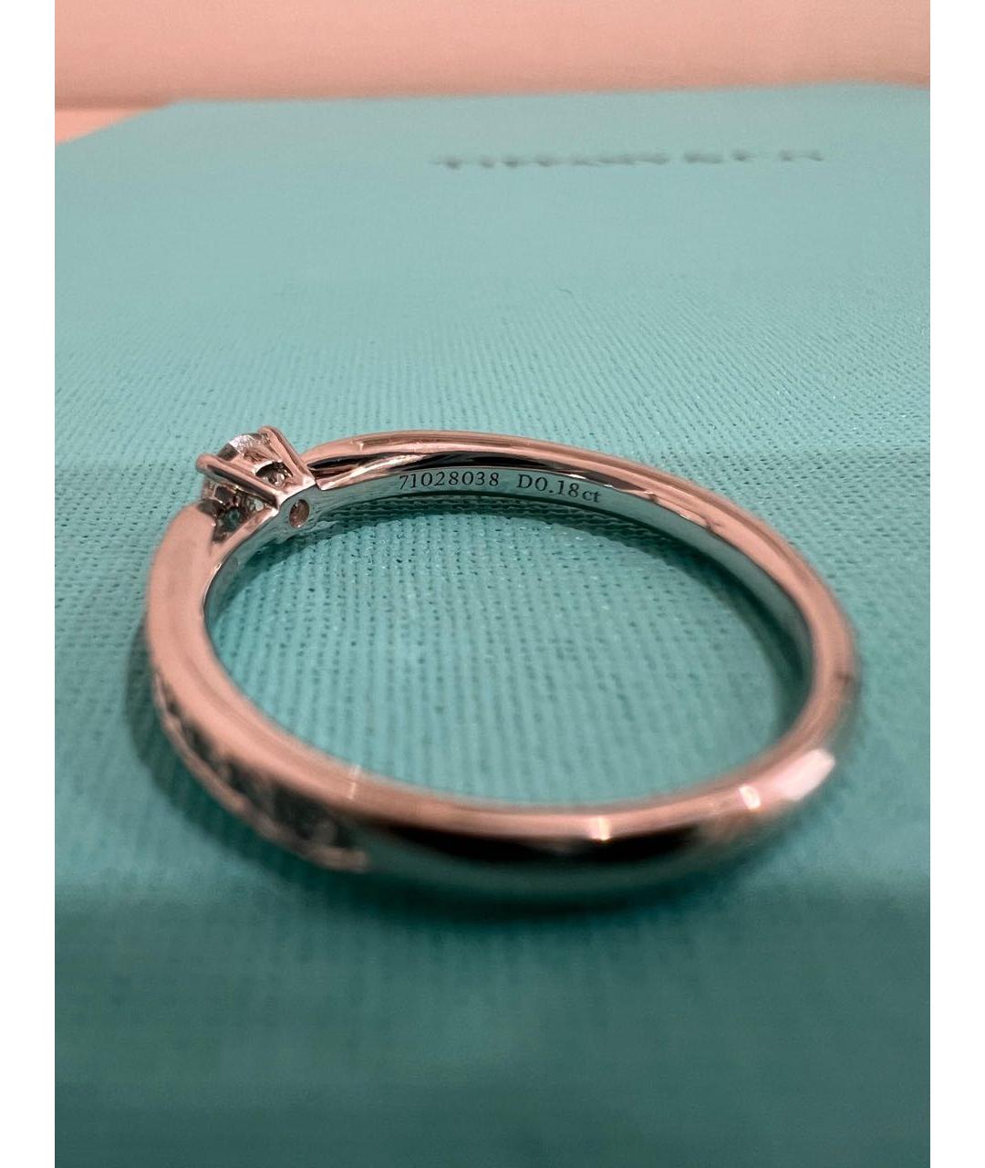 TIFFANY&CO Белое платиновое кольцо, фото 5