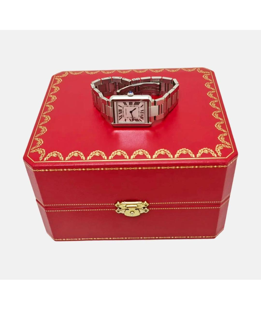 CARTIER Серебряные металлические часы, фото 5