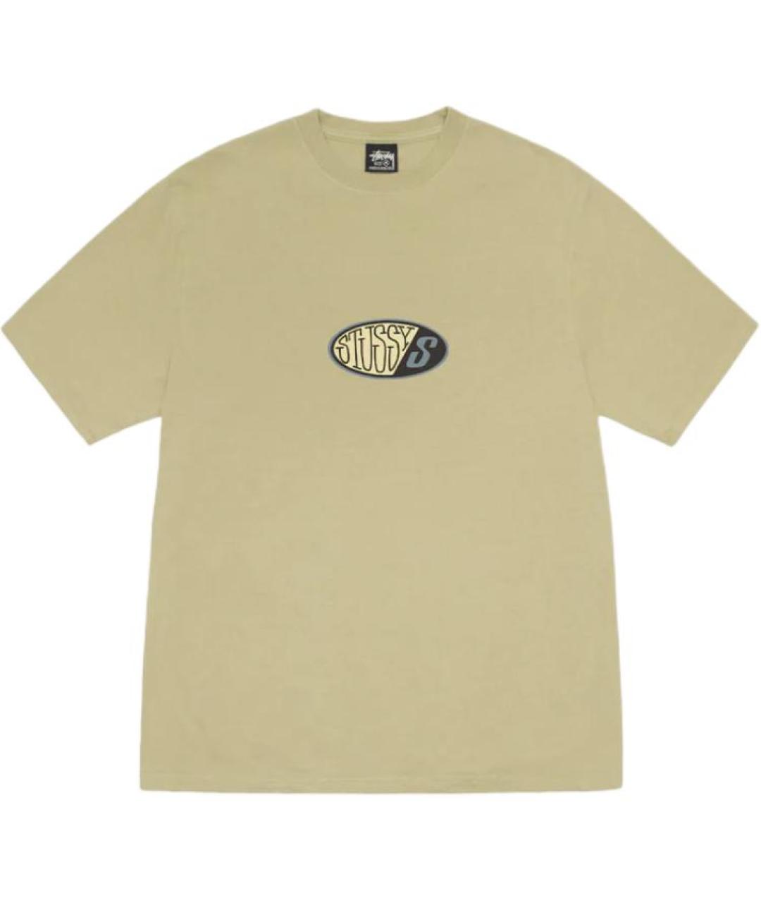 STUSSY Зеленая хлопковая футболка, фото 1