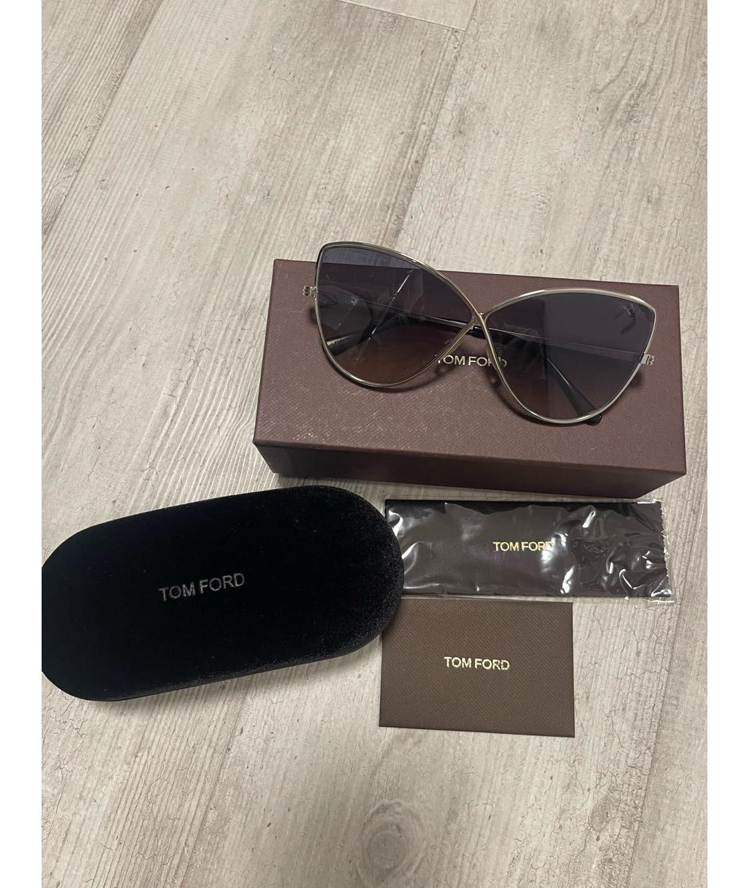 TOM FORD Серебряные солнцезащитные очки, фото 5