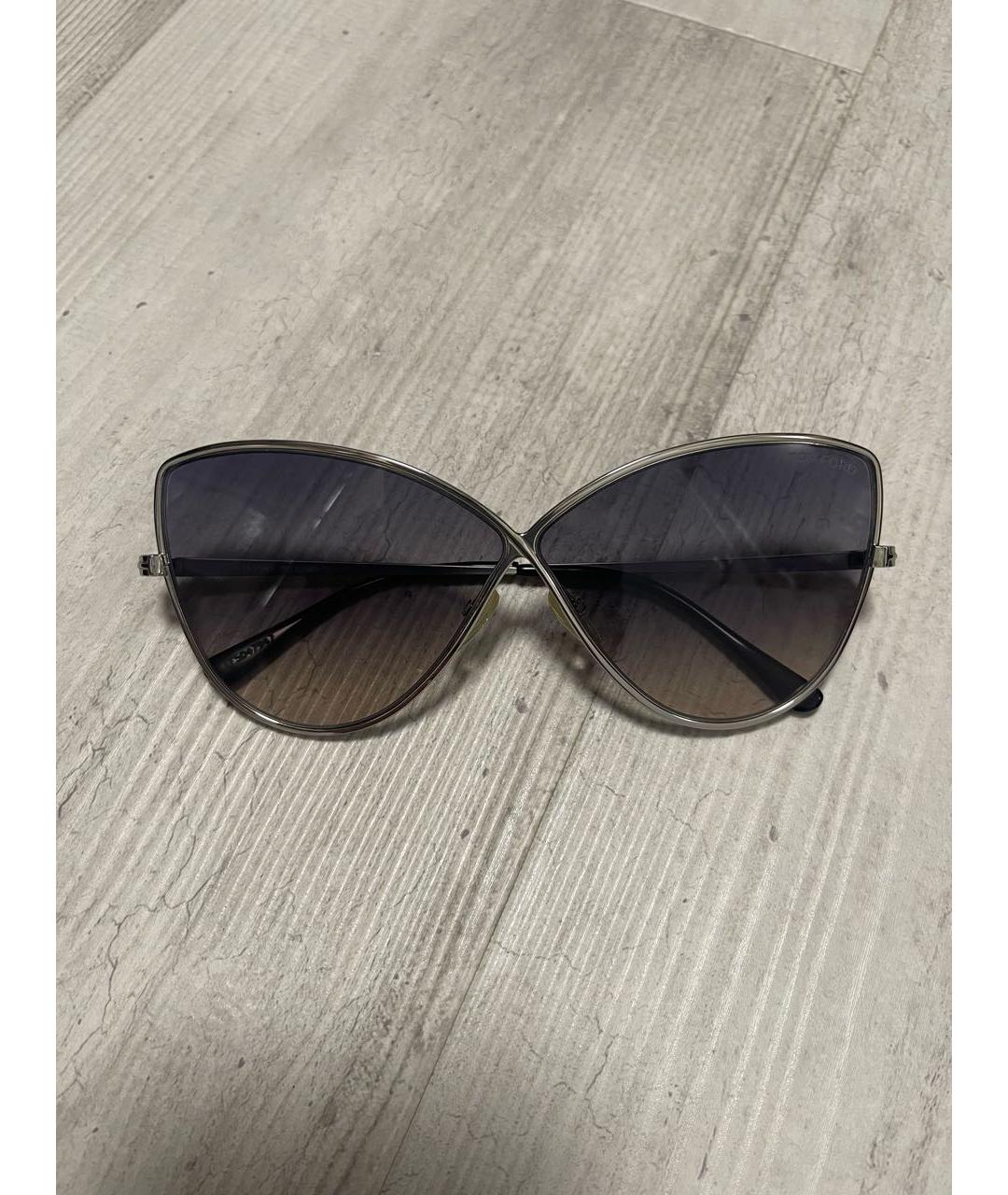 TOM FORD Серебряные солнцезащитные очки, фото 7