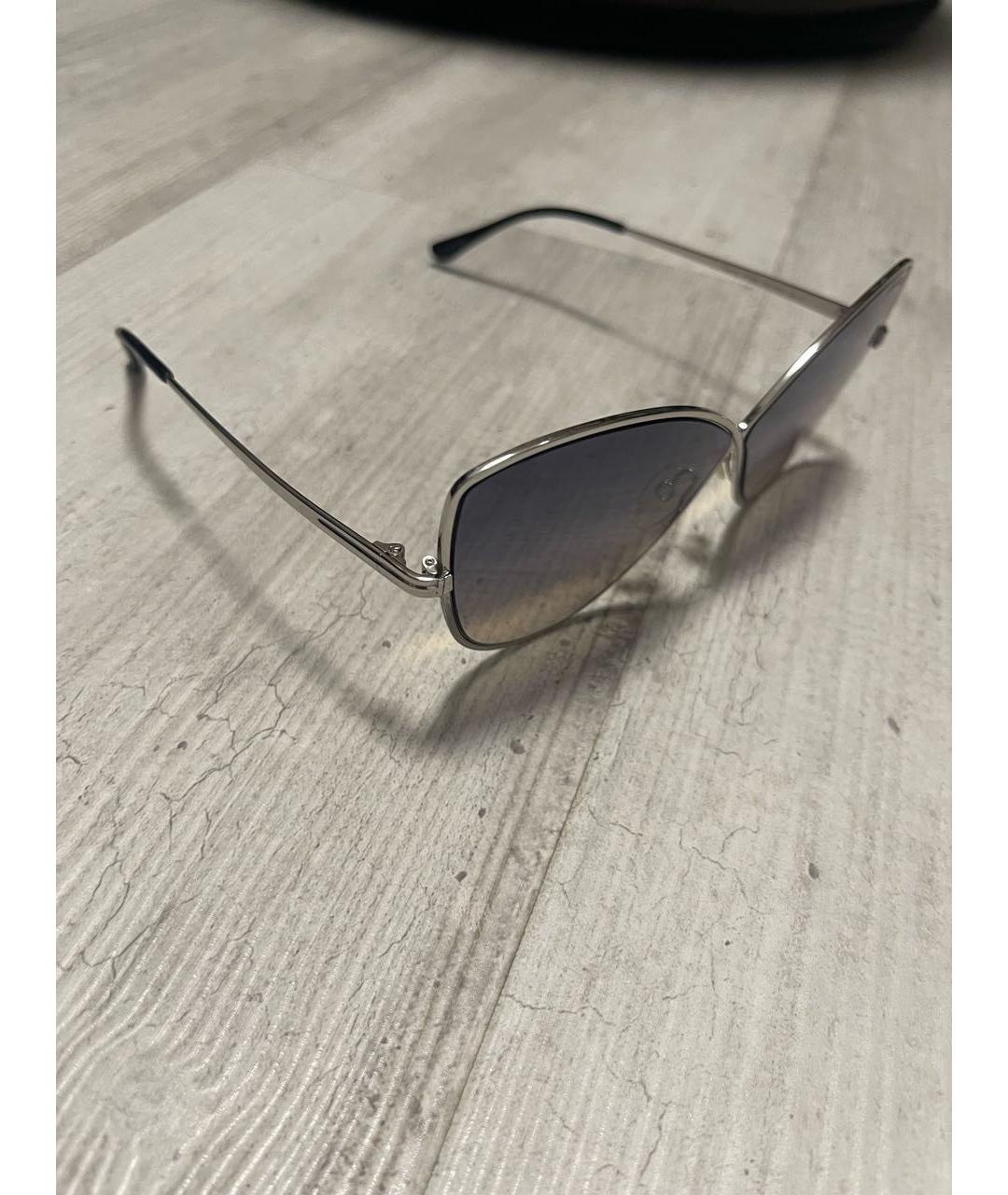 TOM FORD Серебряные солнцезащитные очки, фото 3