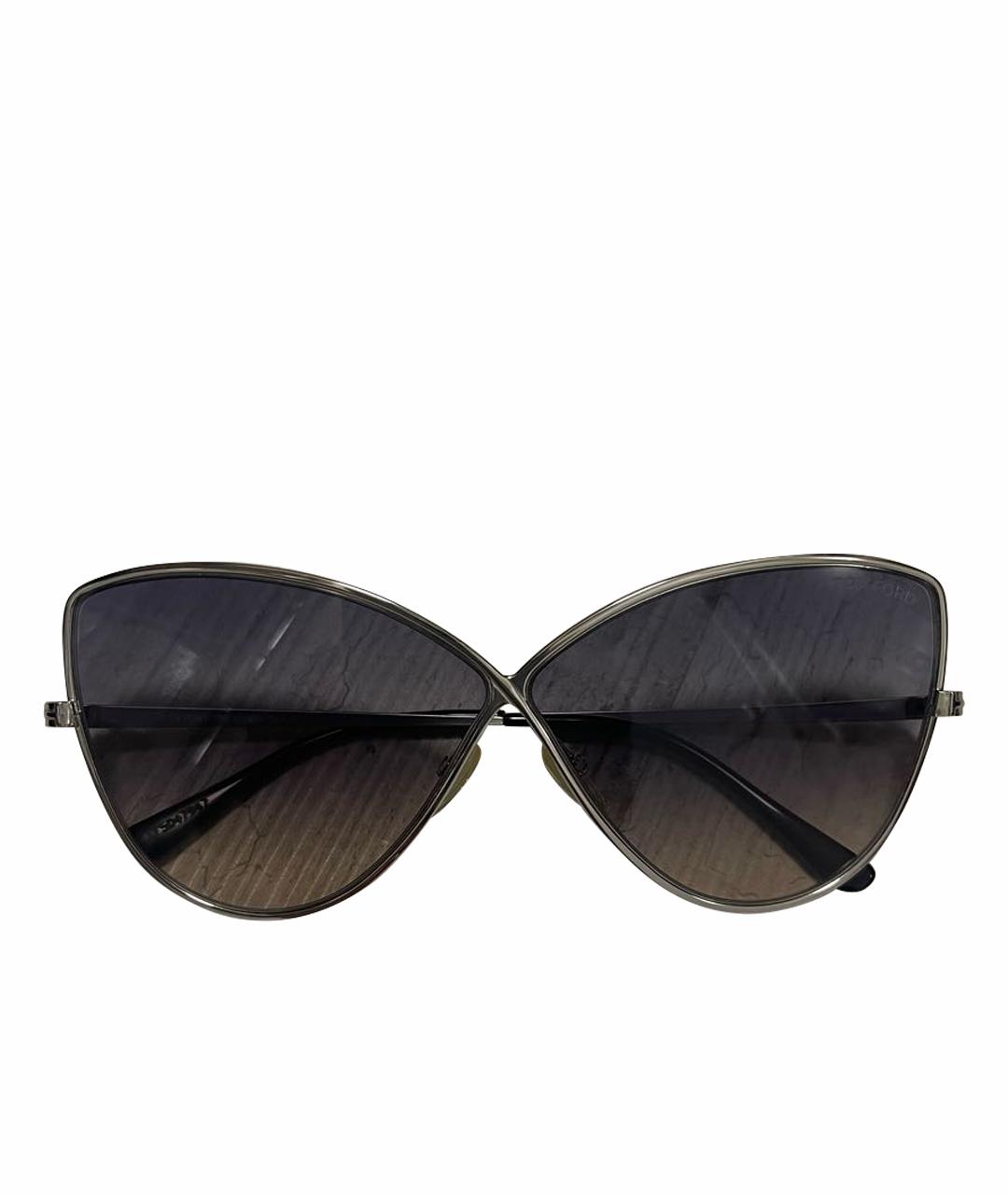 TOM FORD Серебряные солнцезащитные очки, фото 1