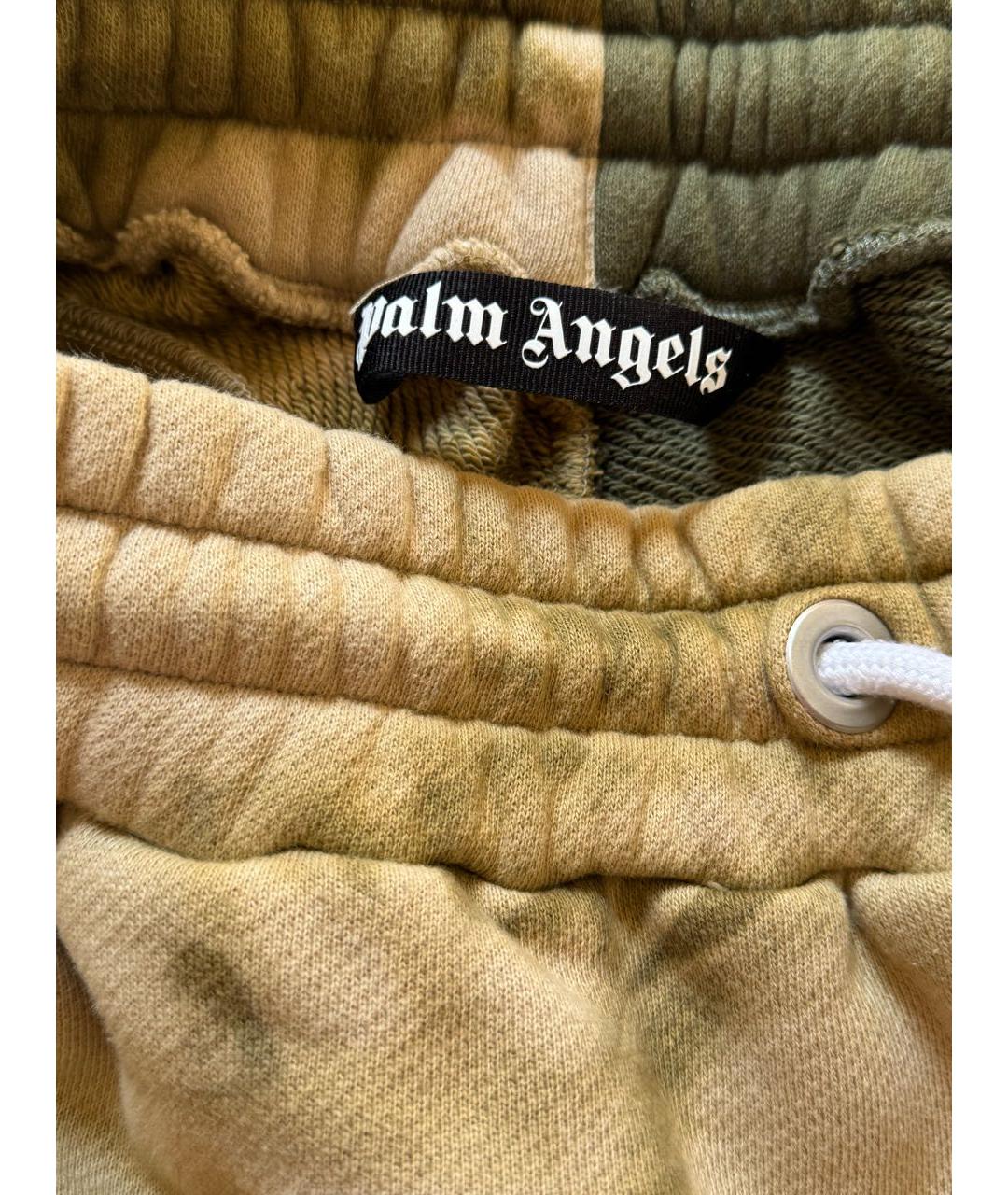 PALM ANGELS Зеленые хлопковые повседневные брюки, фото 3