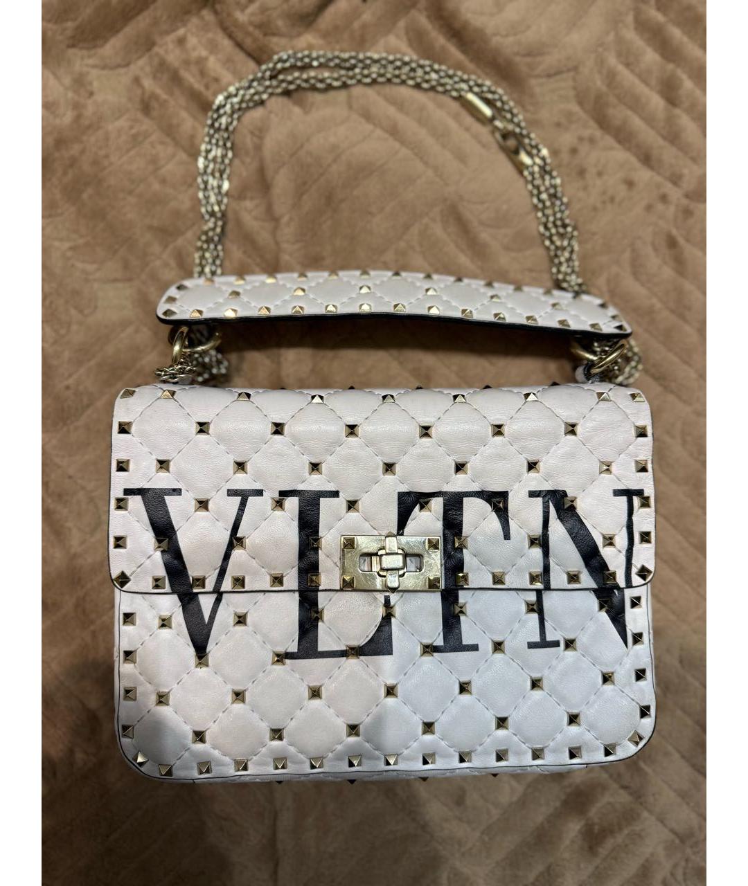 VALENTINO Белая сумка через плечо, фото 5