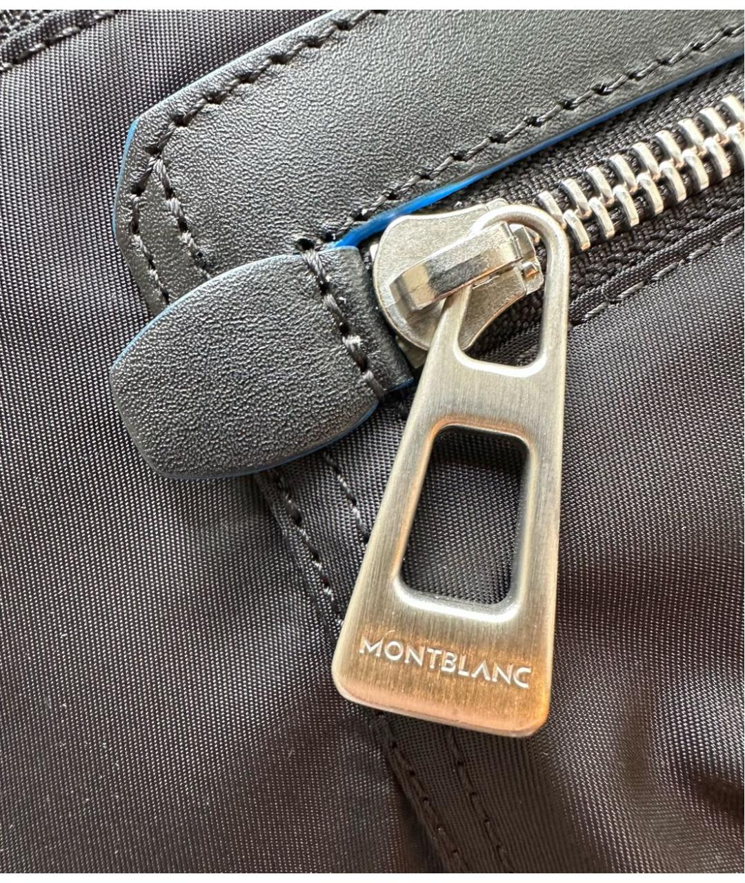 MONTBLANC Черная поясная сумка, фото 7