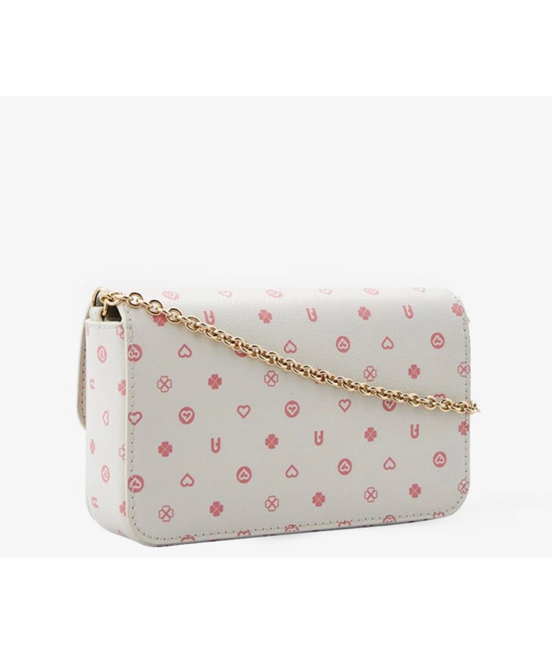 FURLA Белая кожаная сумка через плечо, фото 4