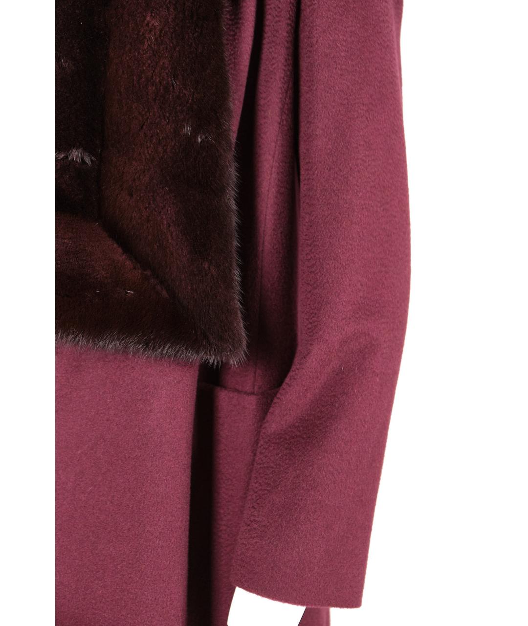 KITON Бордовое кашемировое пальто, фото 4
