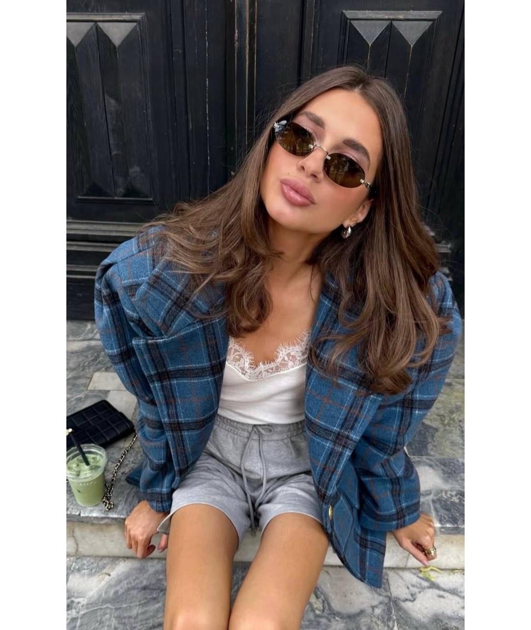 MIU MIU Коричневые солнцезащитные очки, фото 4
