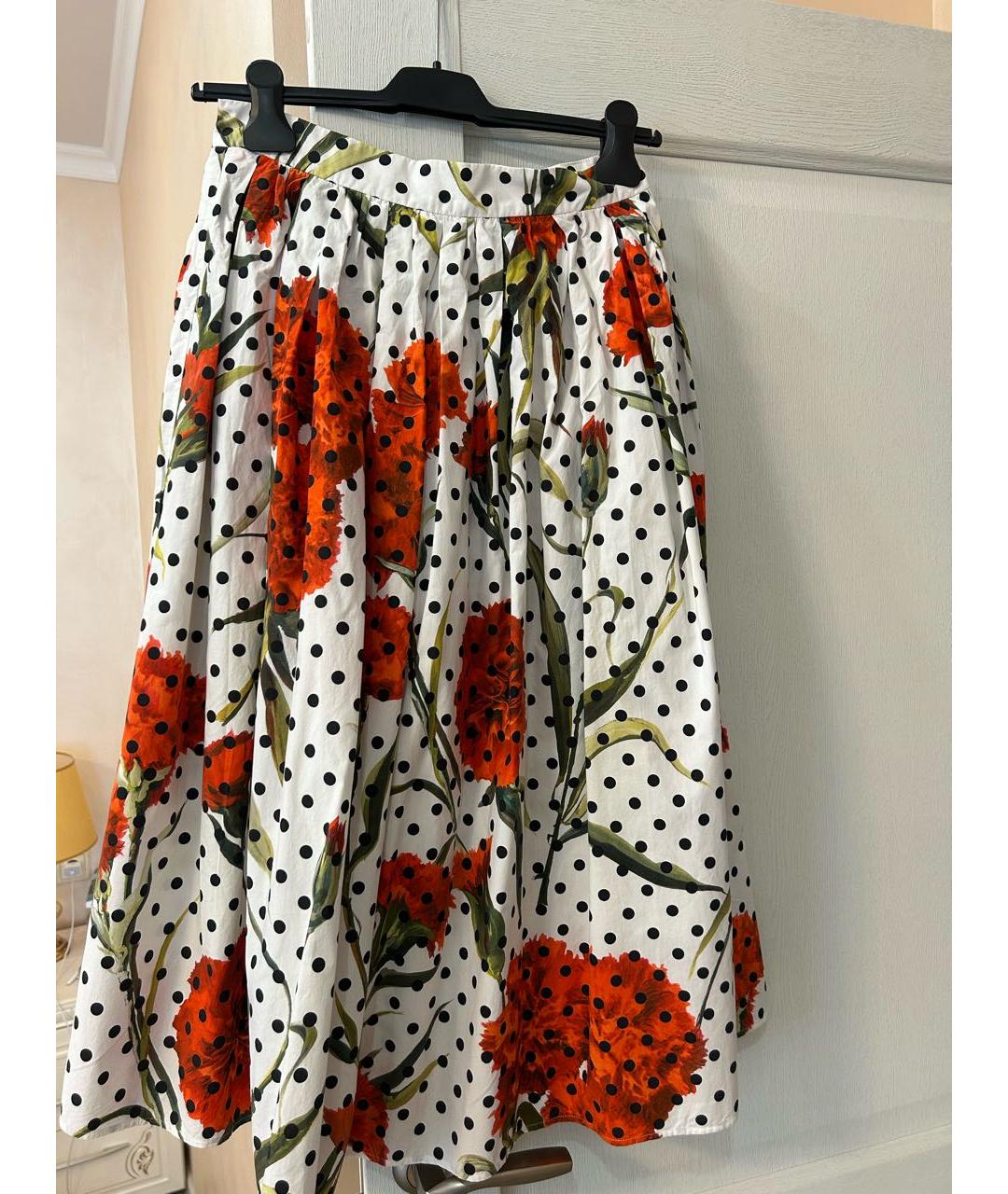 DOLCE&GABBANA Хлопковая юбка макси, фото 6
