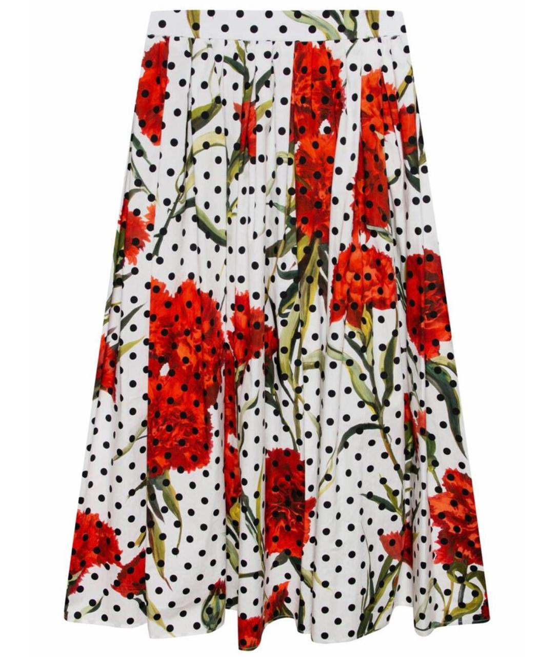DOLCE&GABBANA Хлопковая юбка макси, фото 1