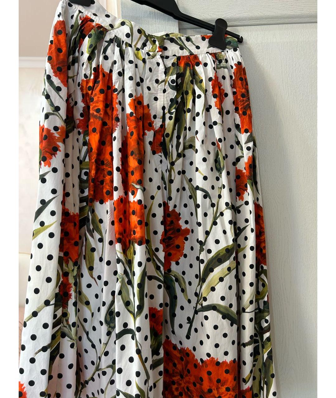 DOLCE&GABBANA Хлопковая юбка макси, фото 2