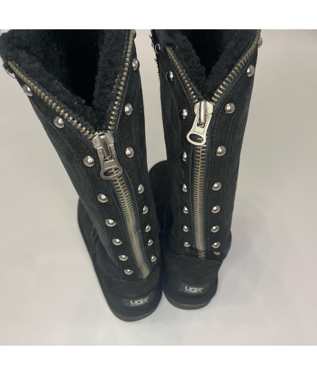UGG AUSTRALIA Черные сапоги, фото 2