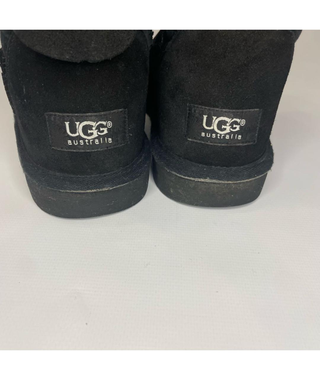 UGG AUSTRALIA Черные сапоги, фото 5