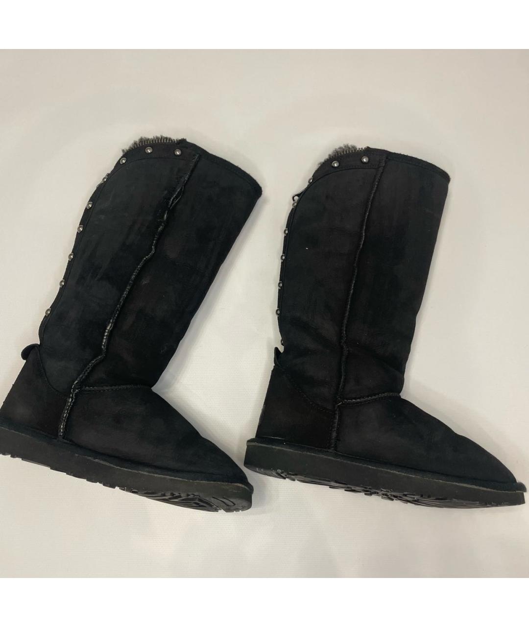 UGG AUSTRALIA Черные сапоги, фото 9