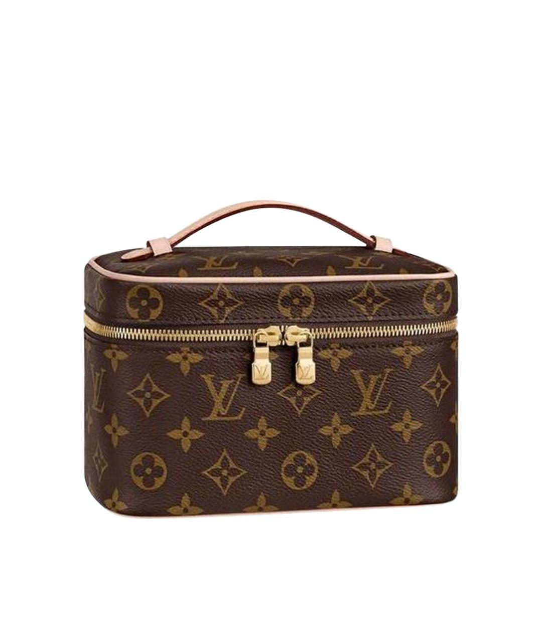 LOUIS VUITTON Коричневая кожаная сумка через плечо, фото 1
