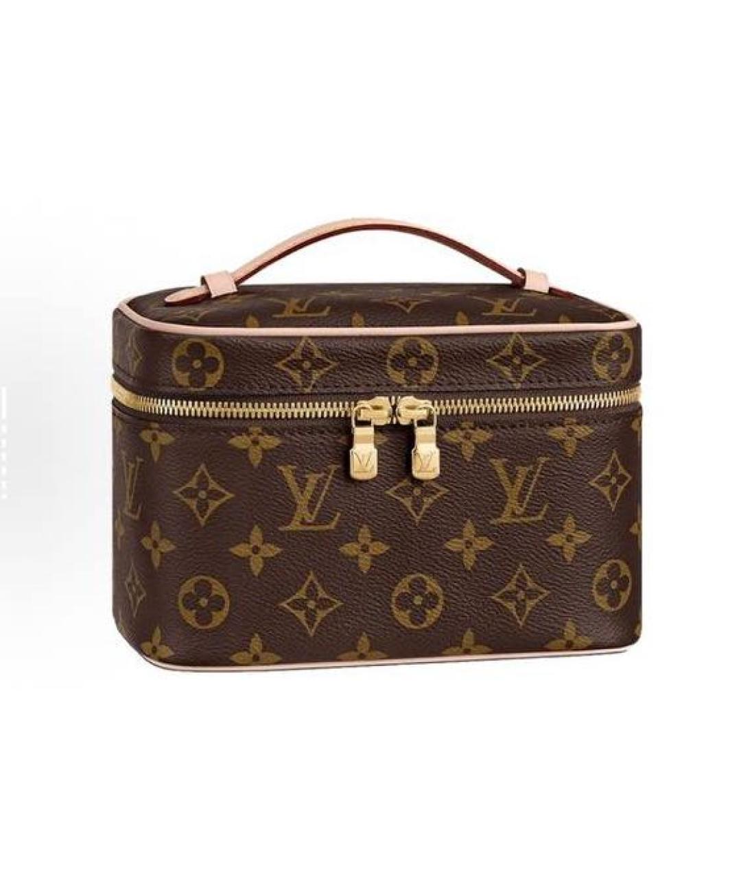 LOUIS VUITTON Коричневая кожаная сумка через плечо, фото 9