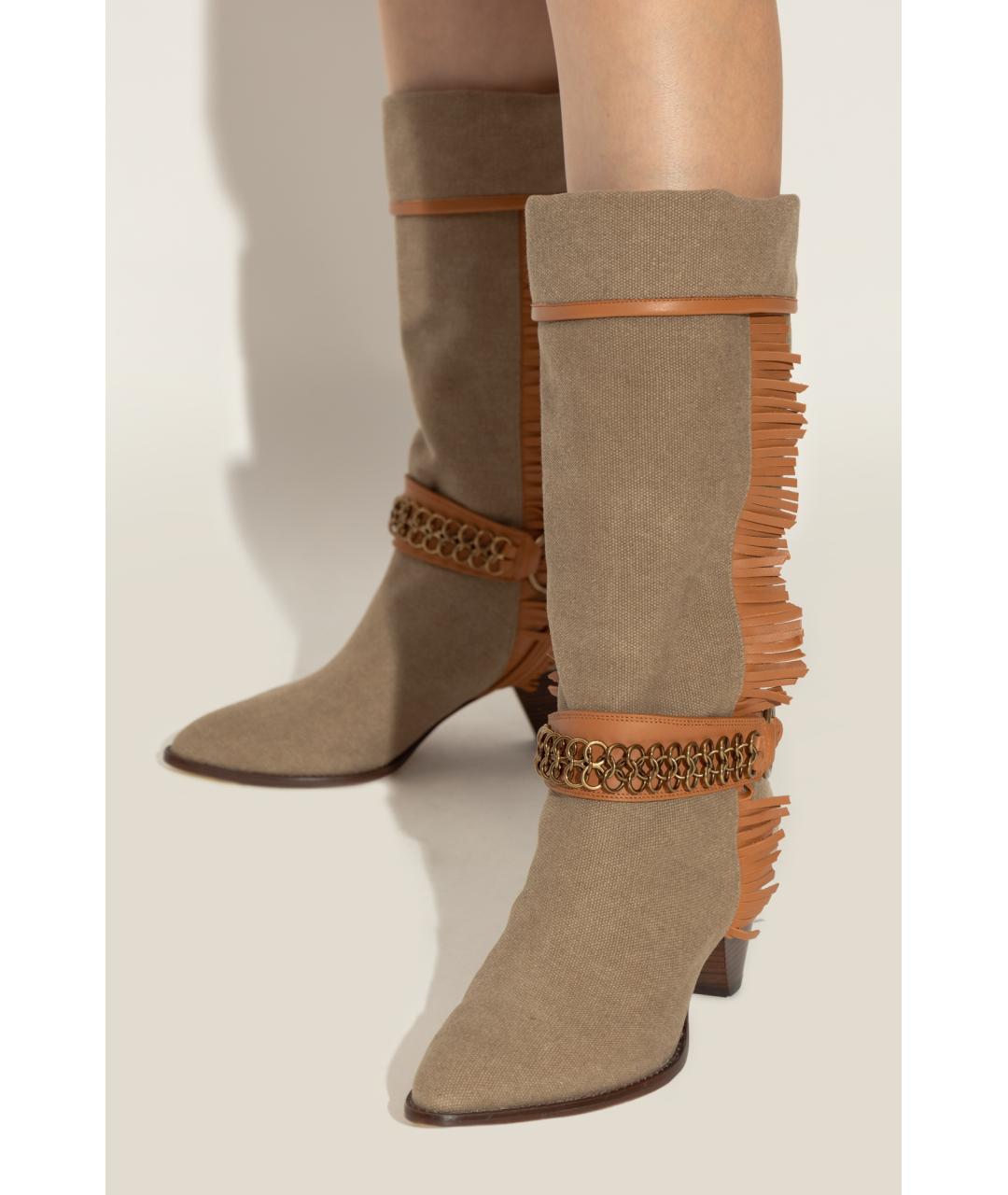 ISABEL MARANT Бежевые полусапоги, фото 6