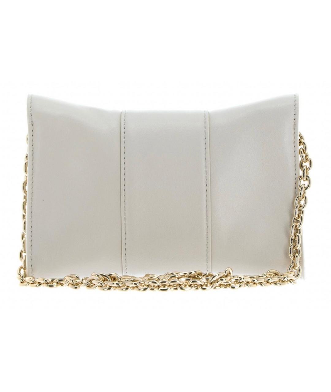 FURLA Белая кожаная сумка через плечо, фото 3