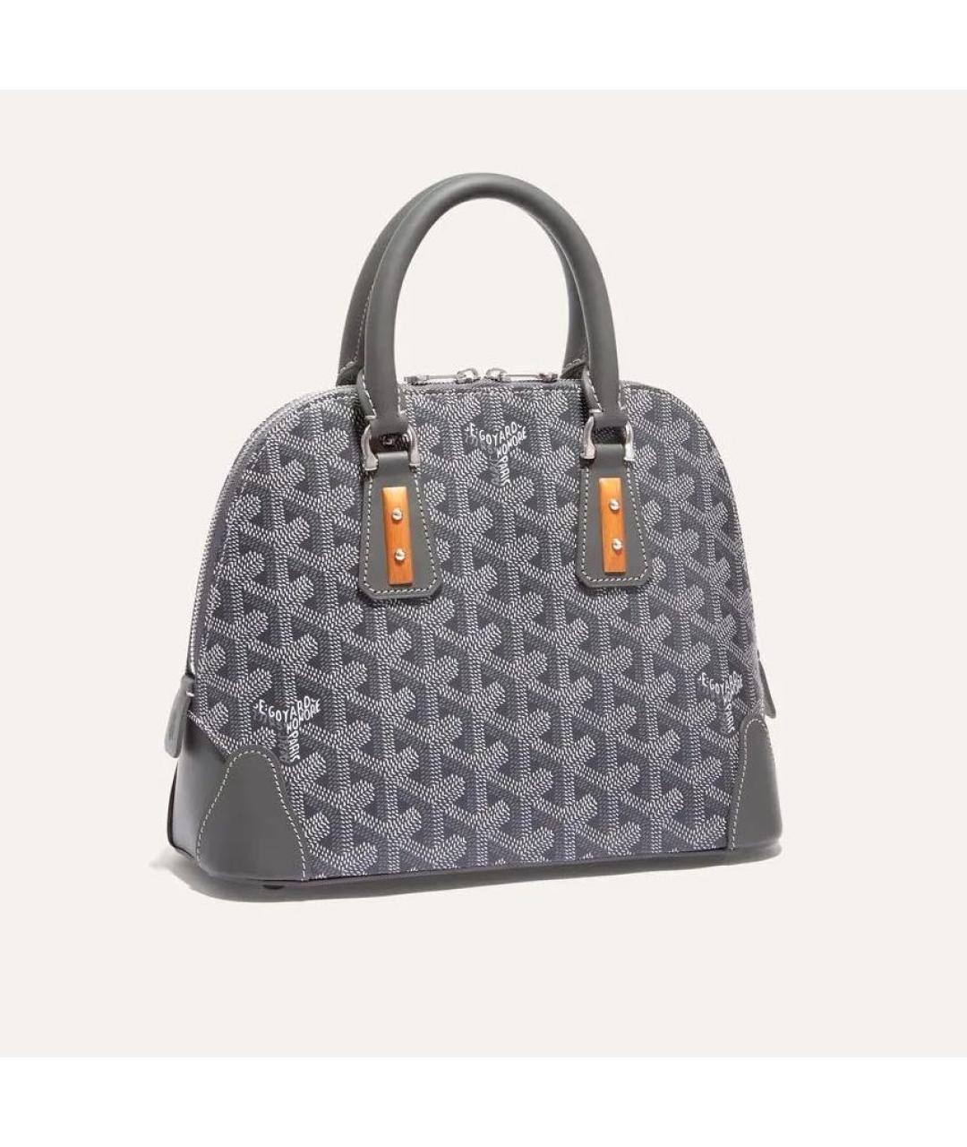 GOYARD Серая сумка с короткими ручками, фото 6