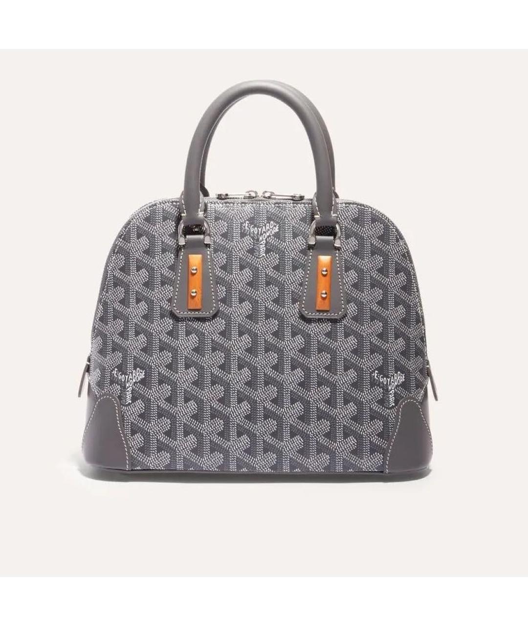 GOYARD Серая сумка с короткими ручками, фото 2