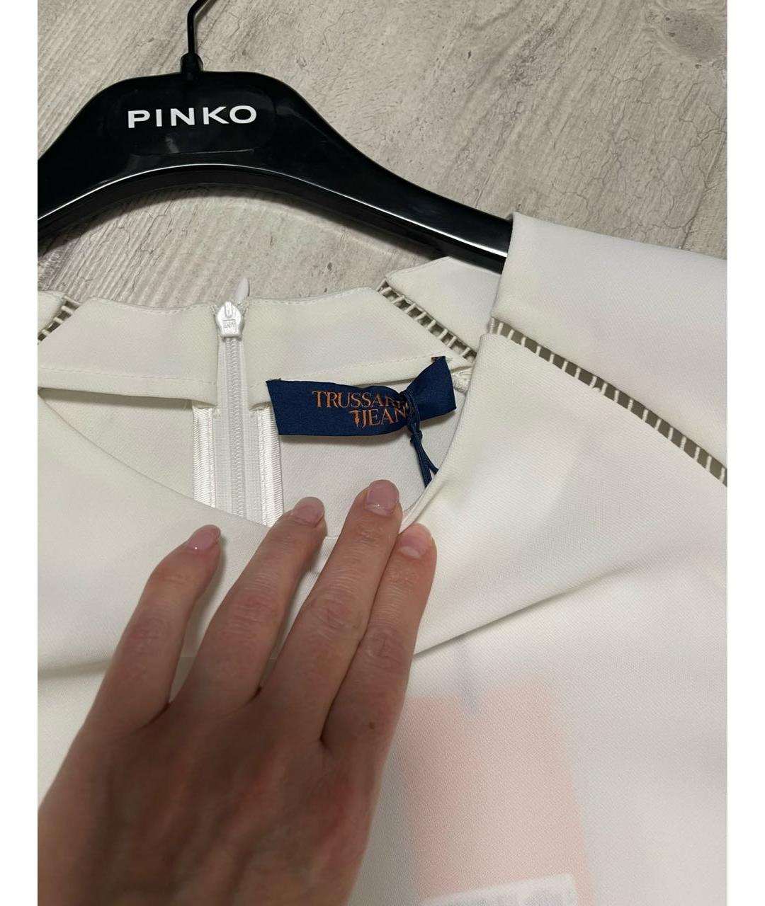 TRUSSARDI JEANS Бежевое повседневное платье, фото 3