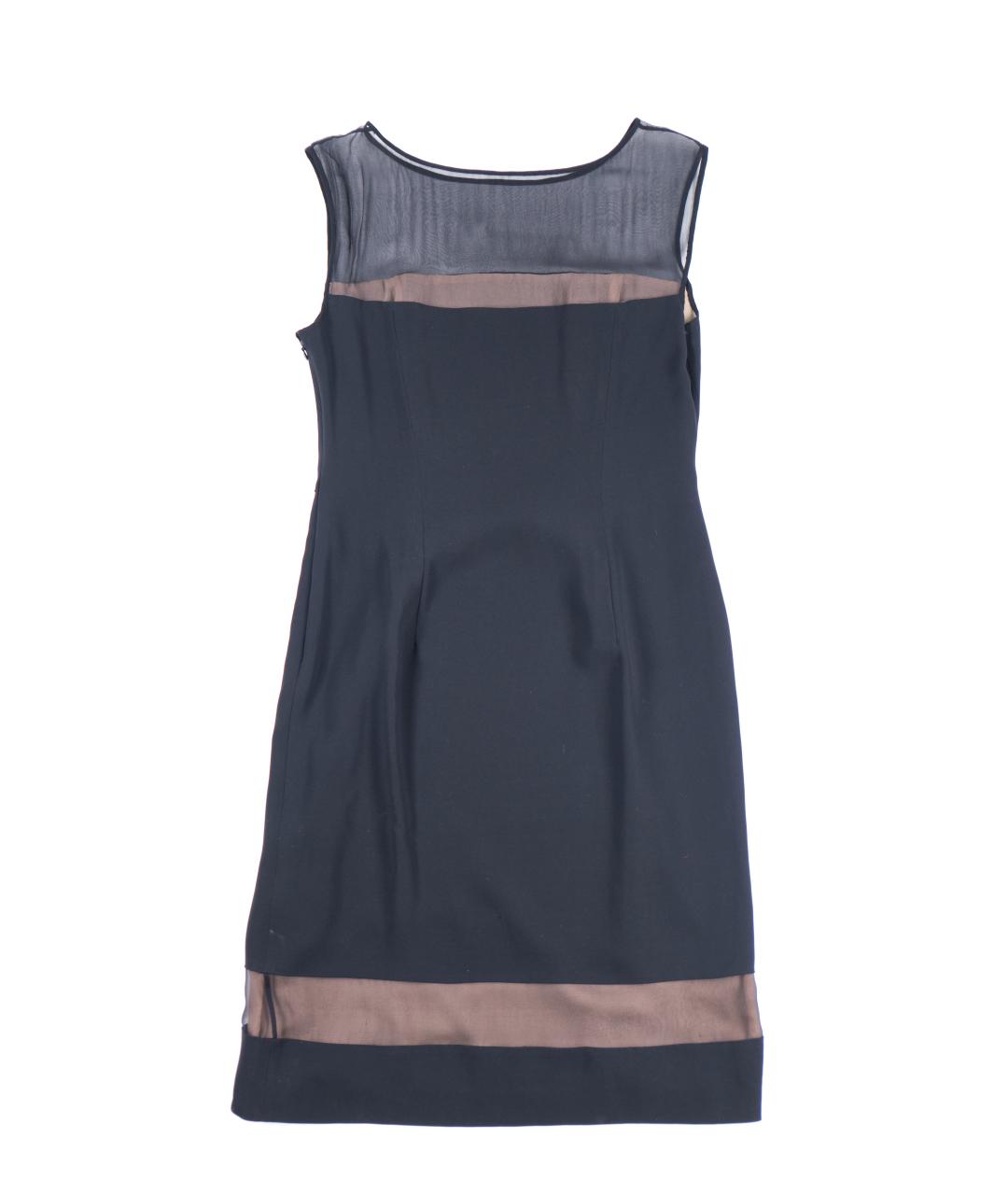 ALBERTA FERRETTI Черное повседневное платье, фото 2
