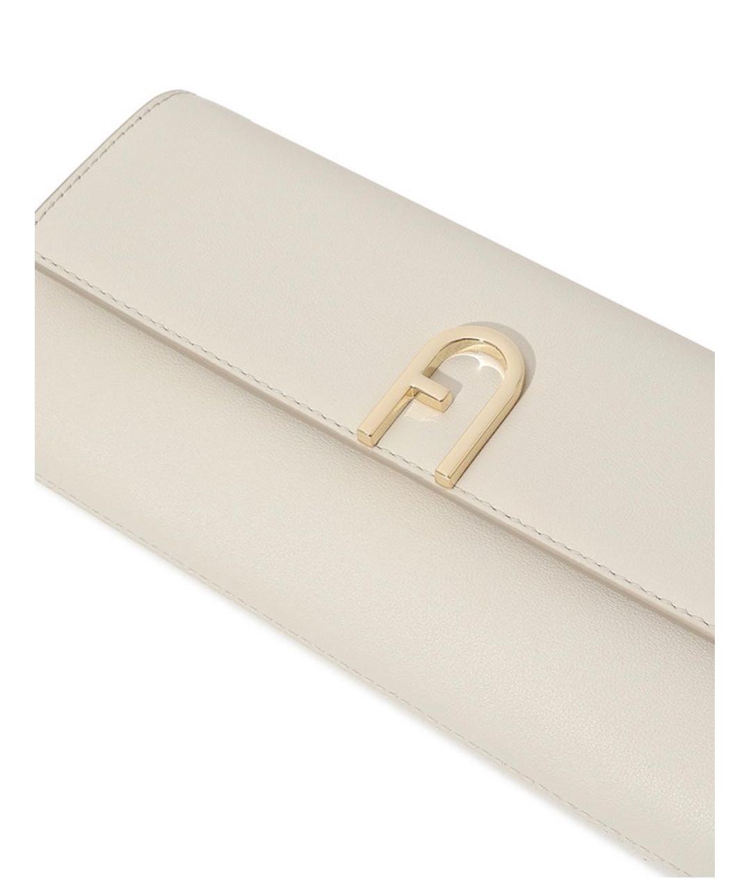 FURLA Белая кожаная сумка через плечо, фото 3