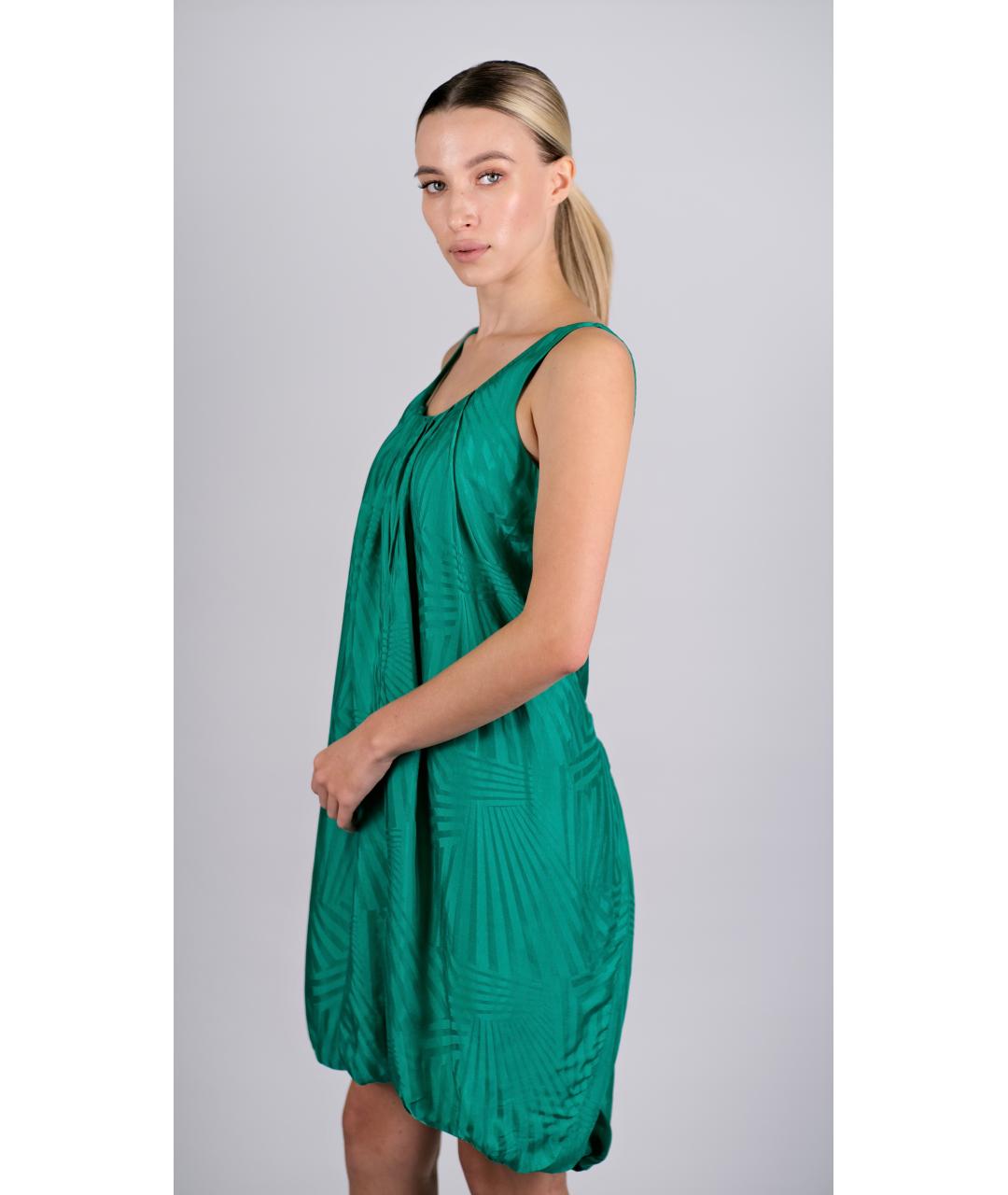 MCQ ALEXANDER MCQUEEN Бирюзовое вискозное коктейльное платье, фото 6