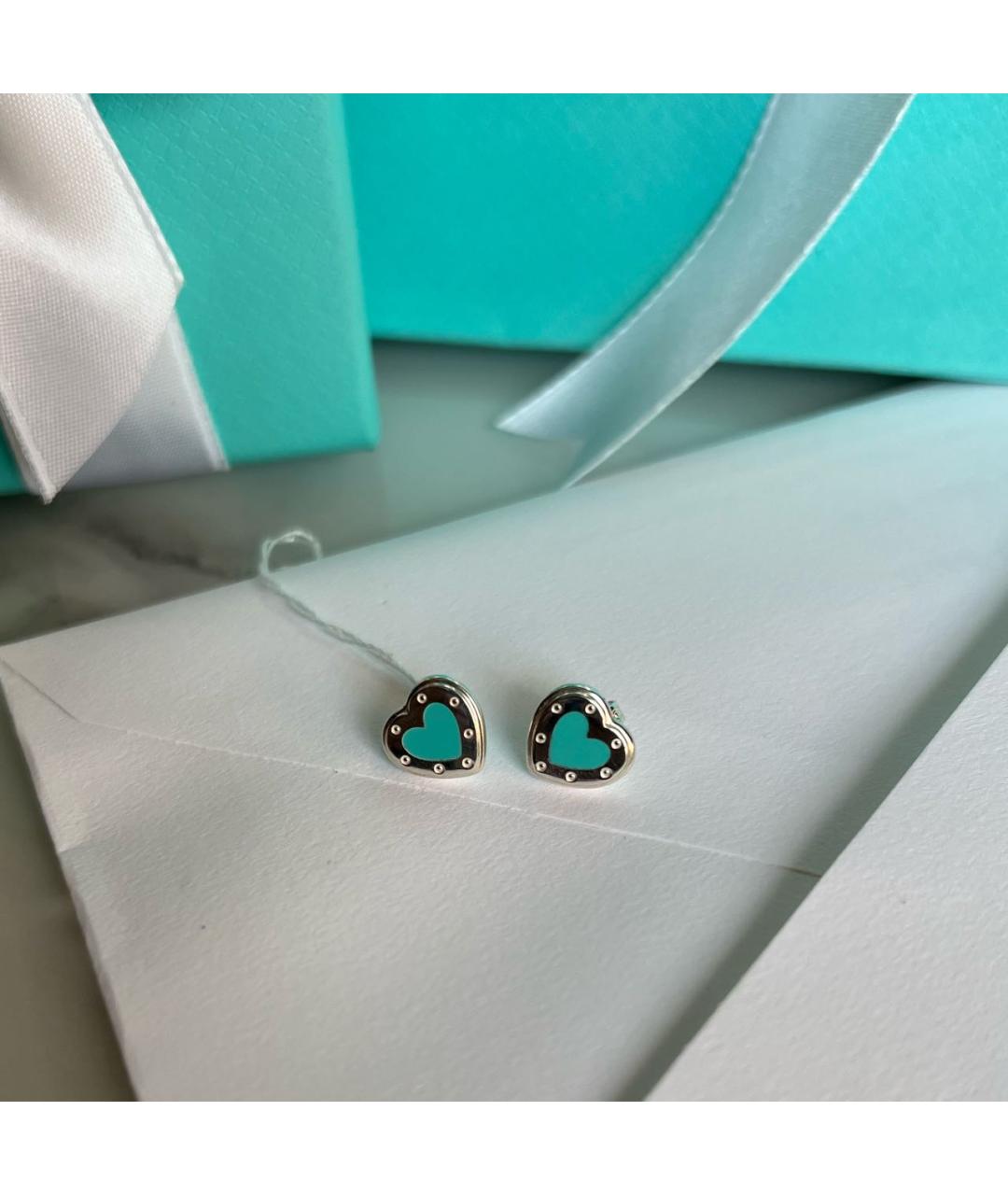 TIFFANY&CO Серебряные серебряные серьги, фото 2