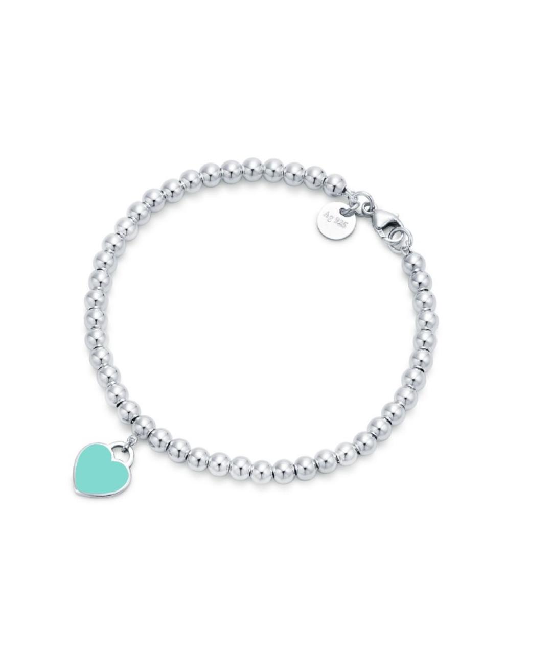 TIFFANY&CO Серебрянный серебряный браслет, фото 4