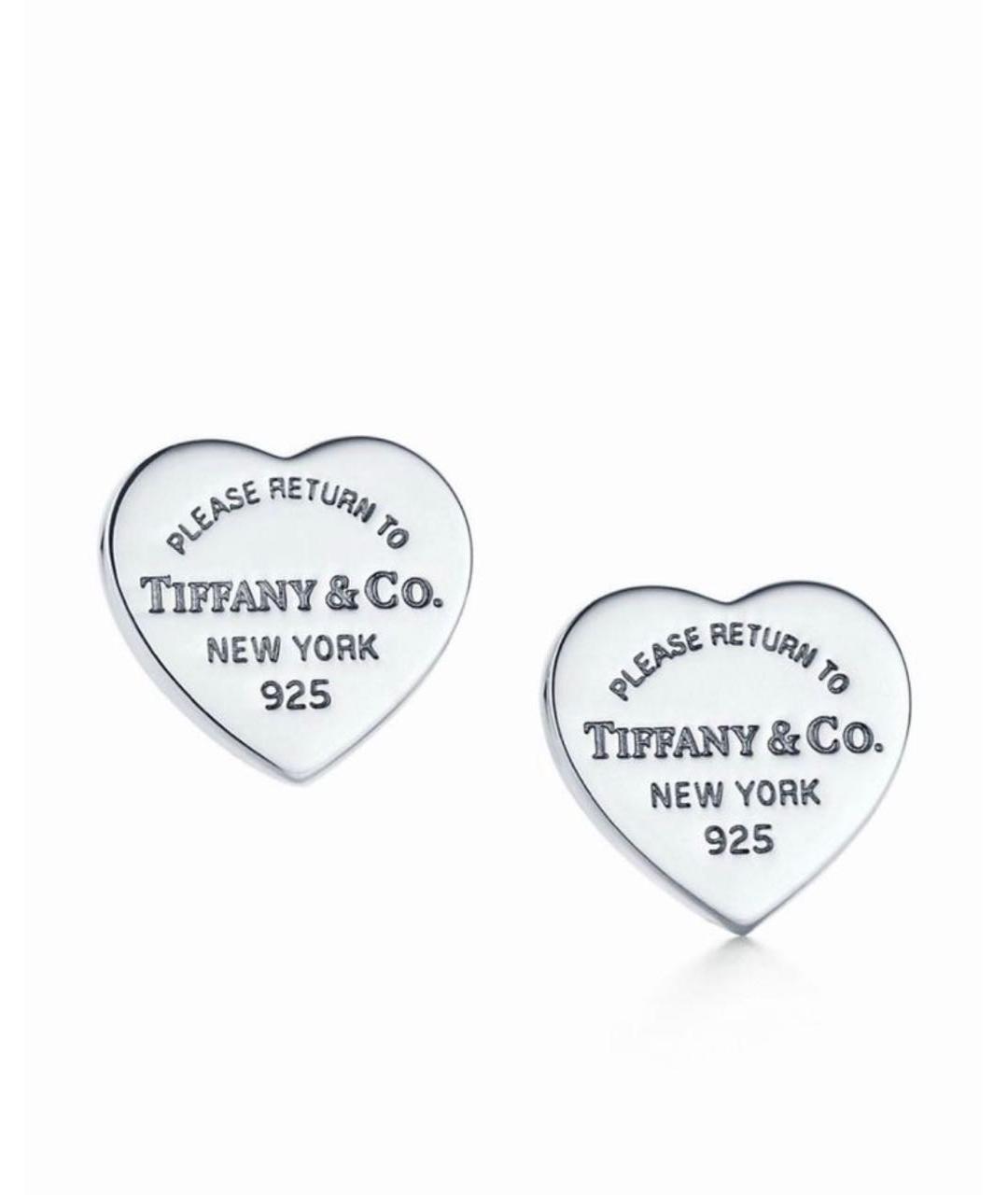 TIFFANY&CO Серебряные серебряные серьги, фото 1