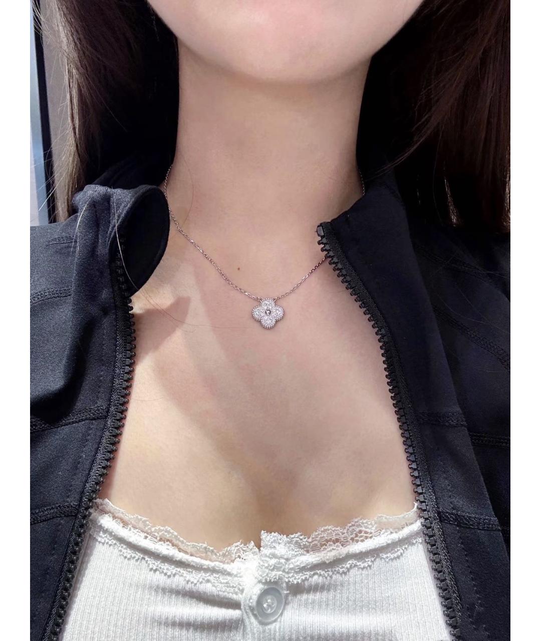 VAN CLEEF & ARPELS Серебряное колье из белого золота, фото 2