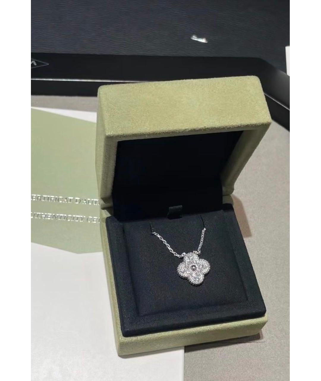 VAN CLEEF & ARPELS Серебряное колье из белого золота, фото 3
