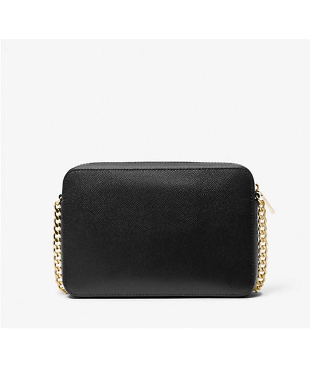 MICHAEL KORS Черная кожаная сумка через плечо, фото 3