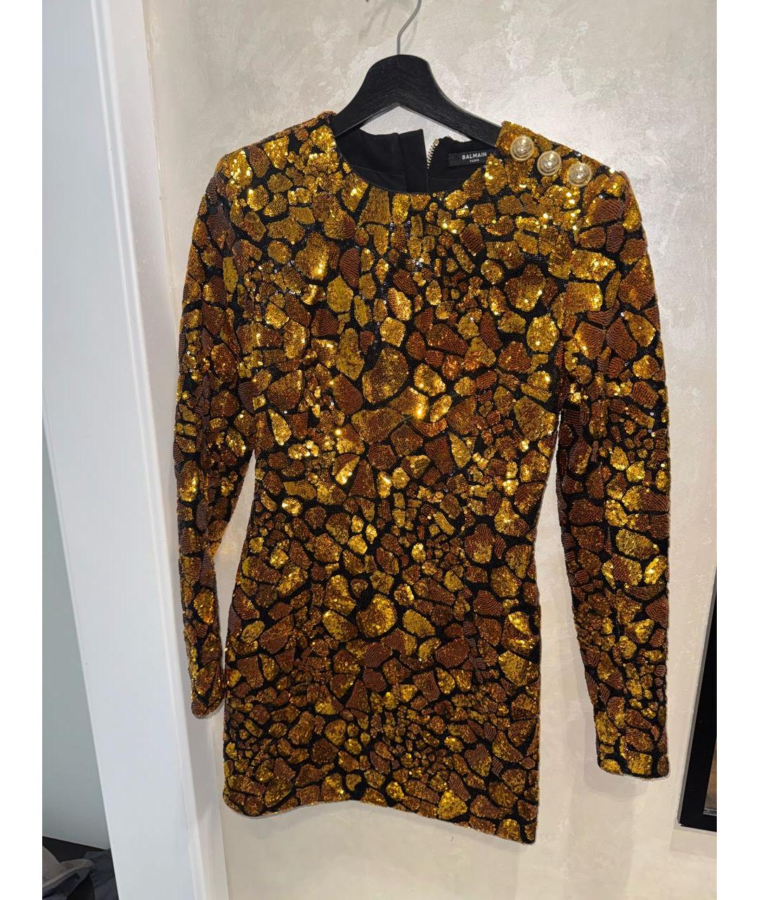 BALMAIN Черное вечернее платье, фото 4