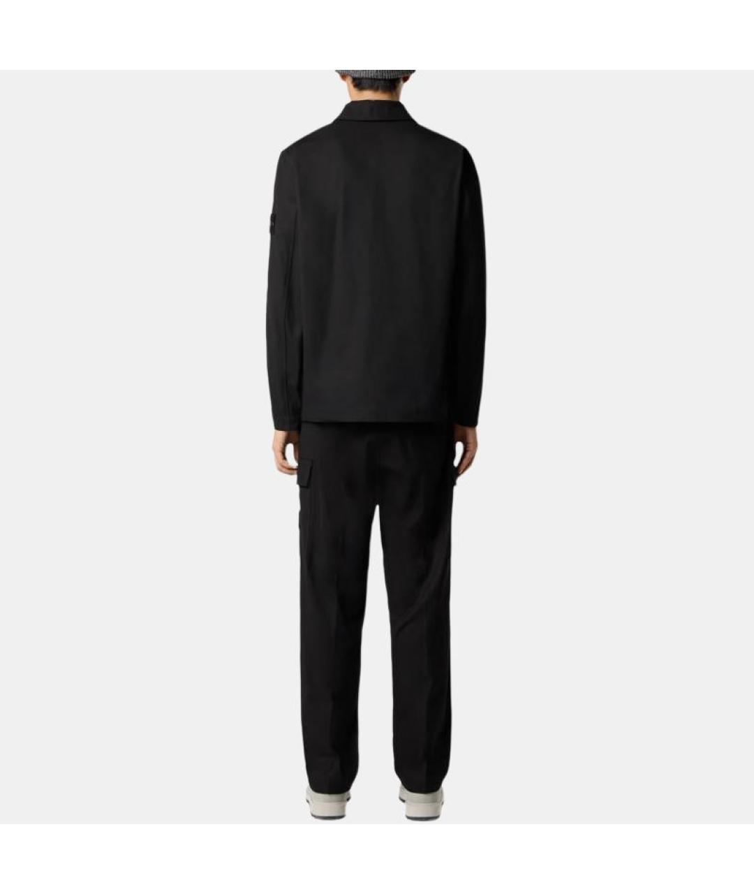 STONE ISLAND Черная куртка, фото 4