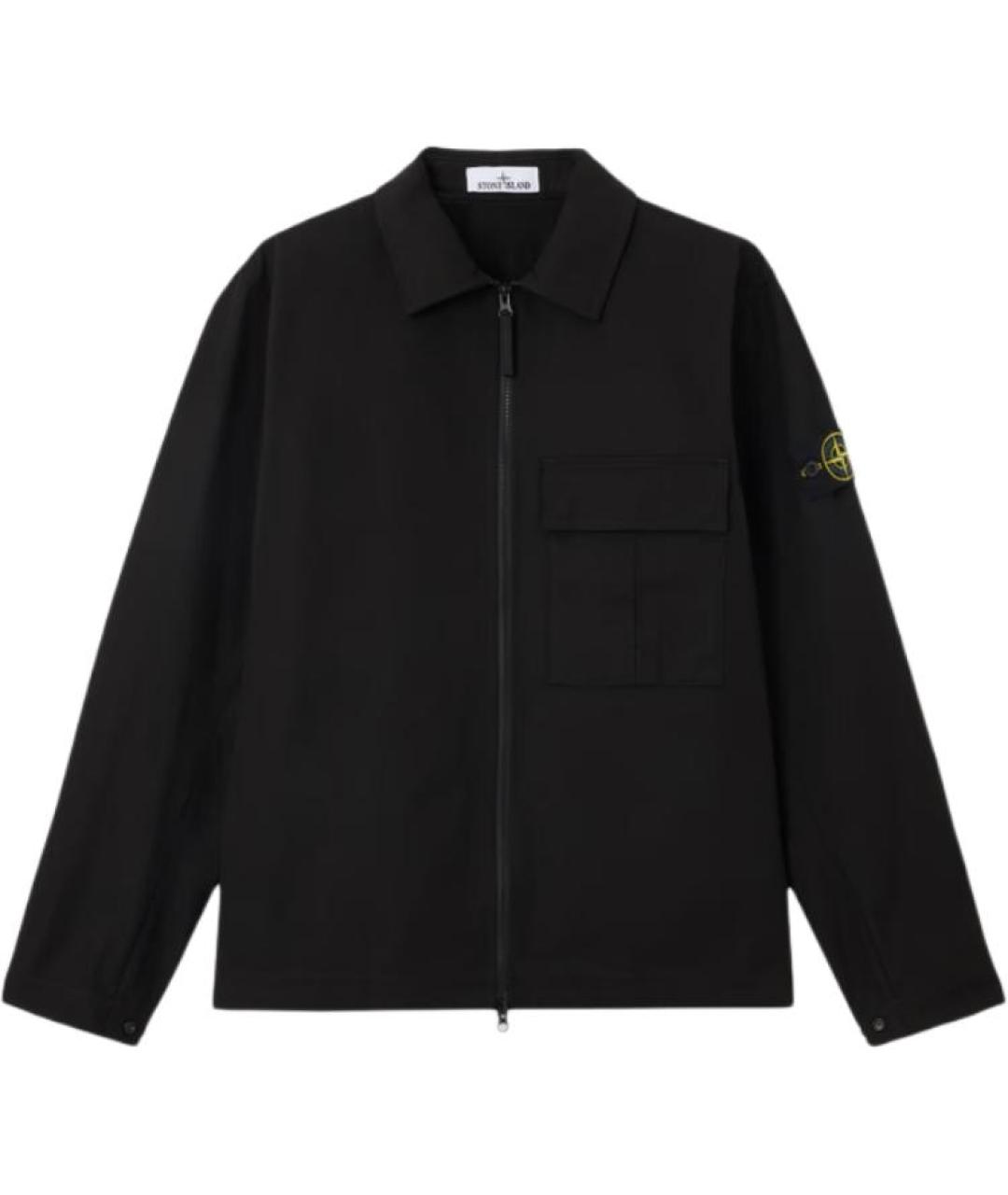 STONE ISLAND Черная куртка, фото 1