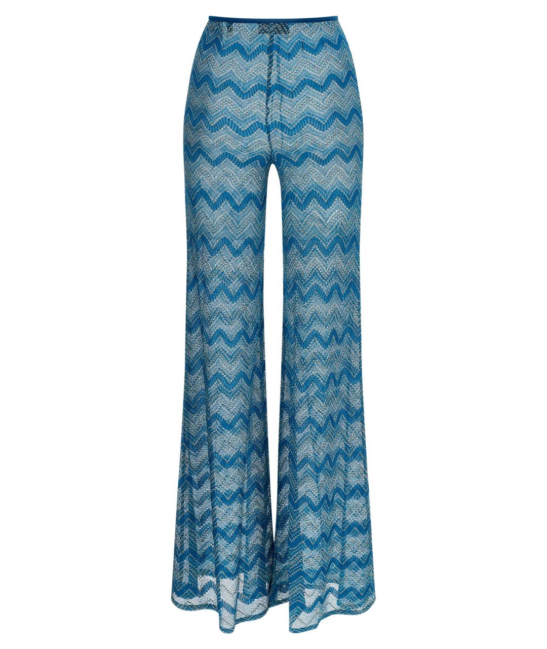 MISSONI Синие прямые брюки, фото 1