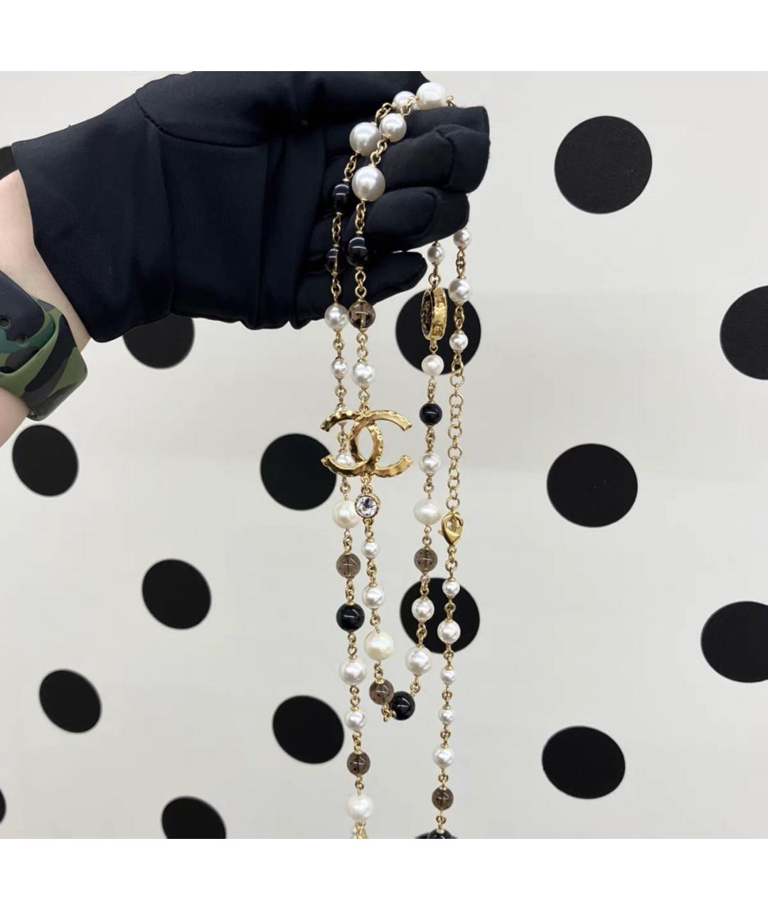 CHANEL Бежевая подвеска, фото 5