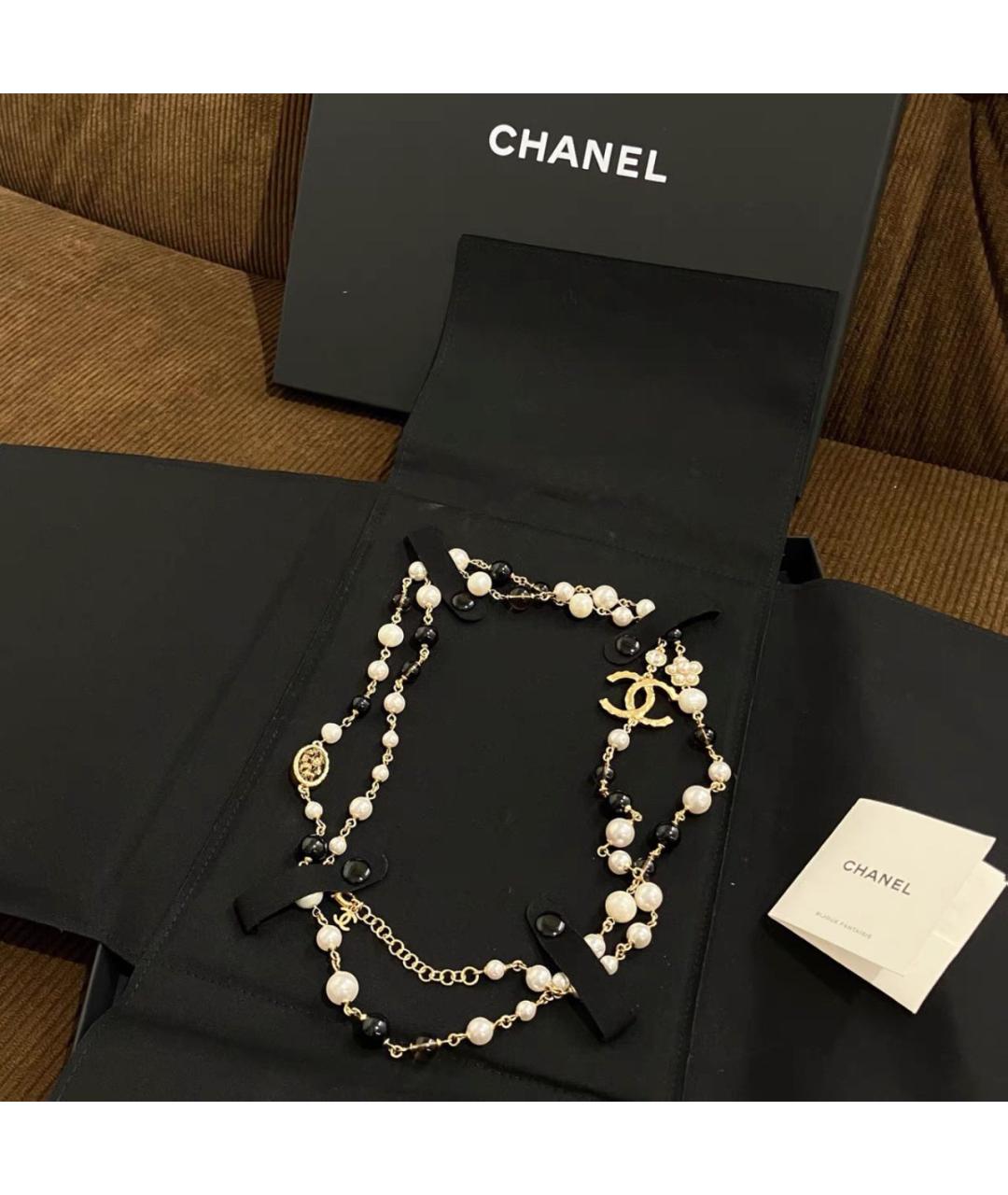 CHANEL Бежевая подвеска, фото 2
