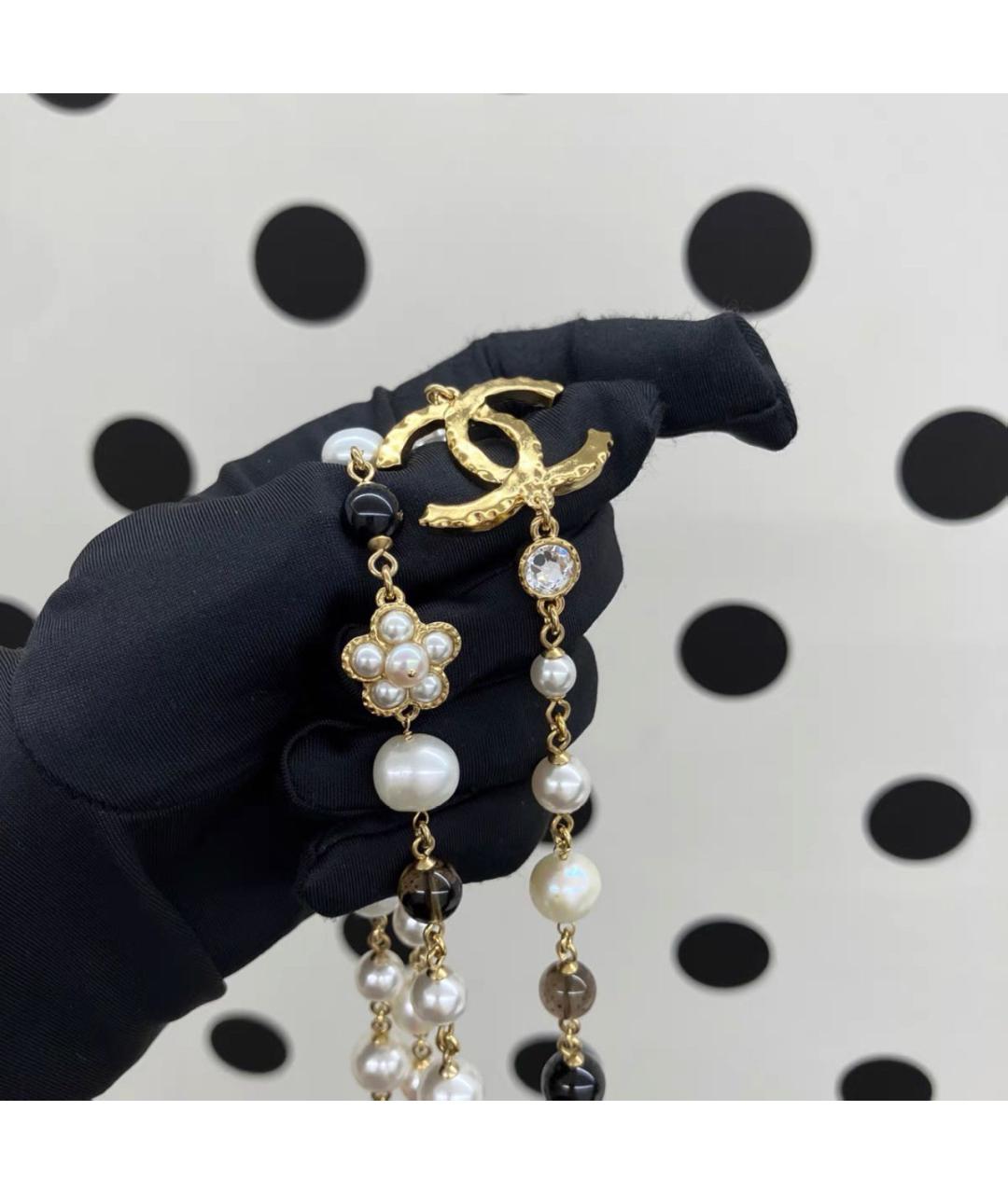CHANEL Бежевая подвеска, фото 7