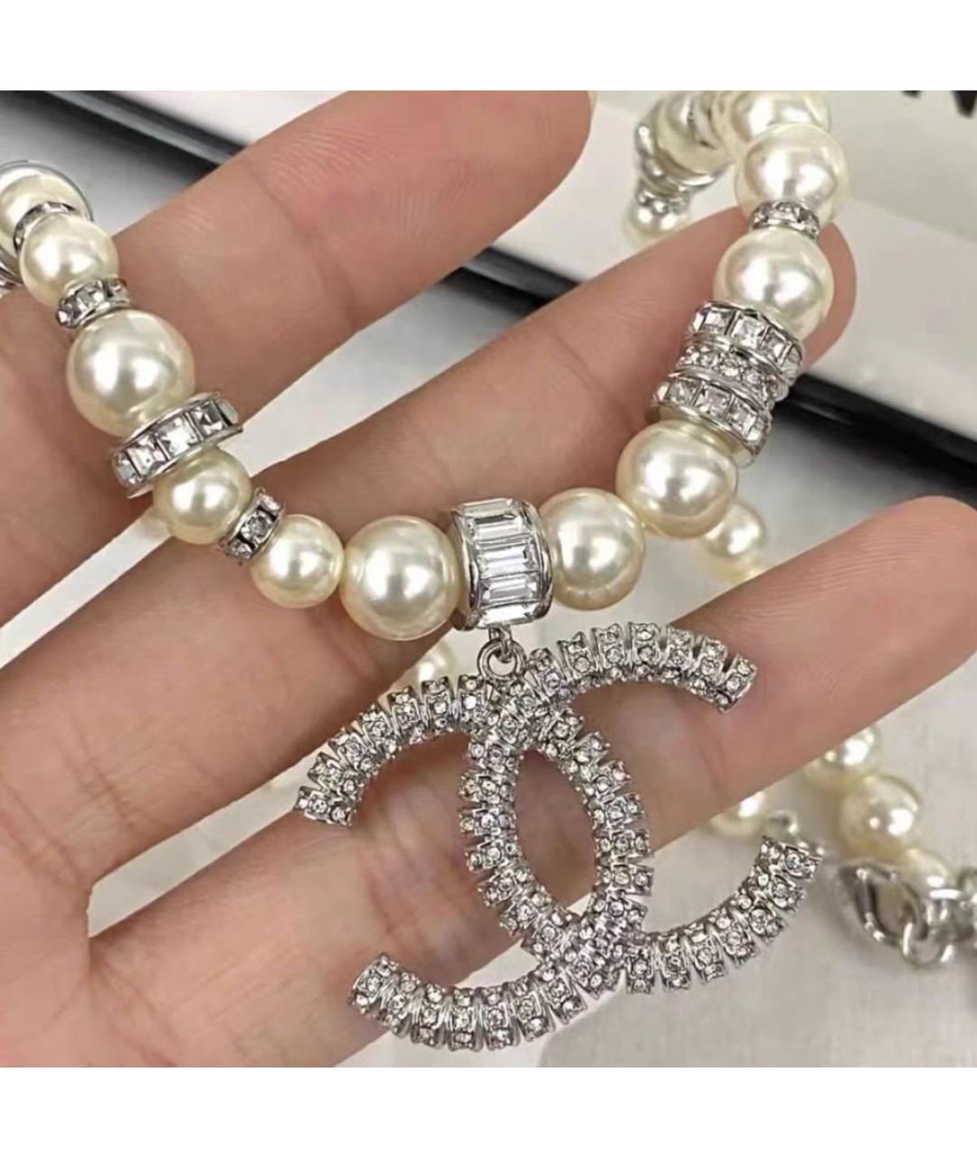 CHANEL Бежевый чокер, фото 2