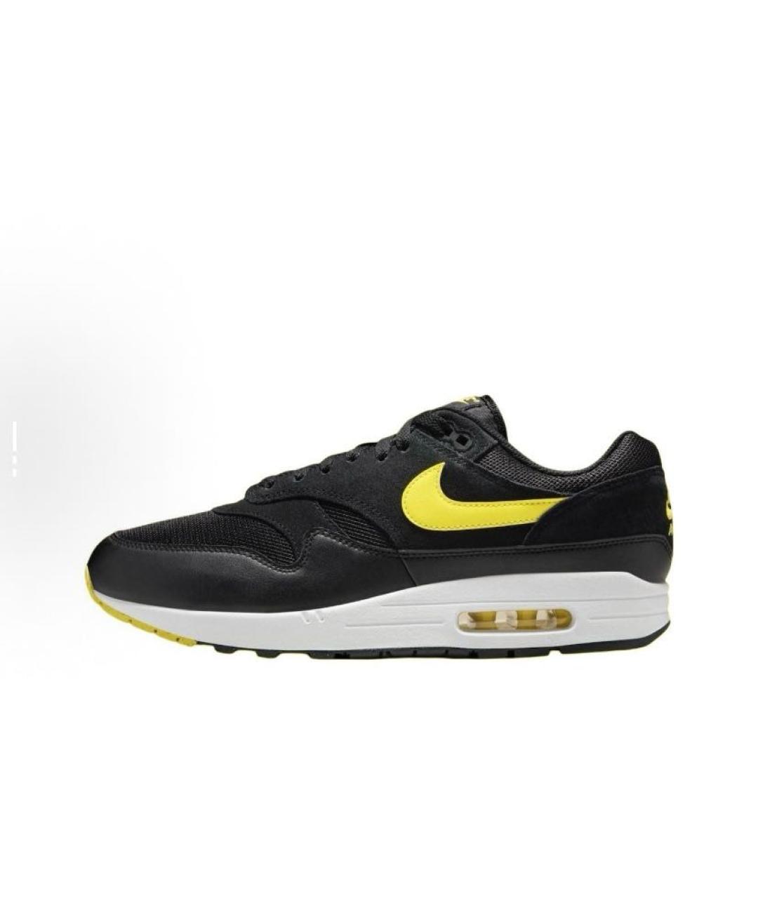 NIKE Черные текстильные низкие кроссовки / кеды, фото 2