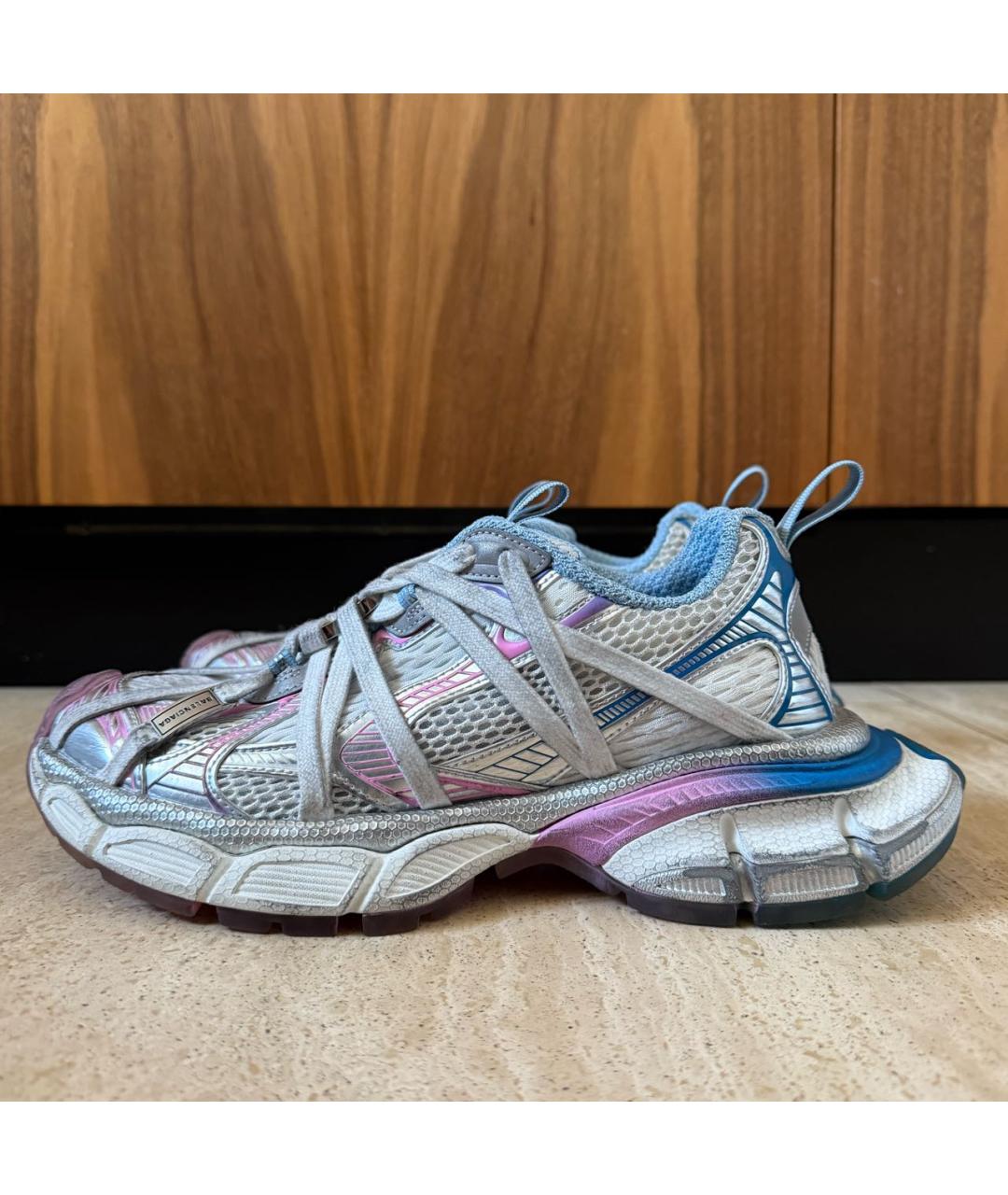 BALENCIAGA Белые кроссовки, фото 5