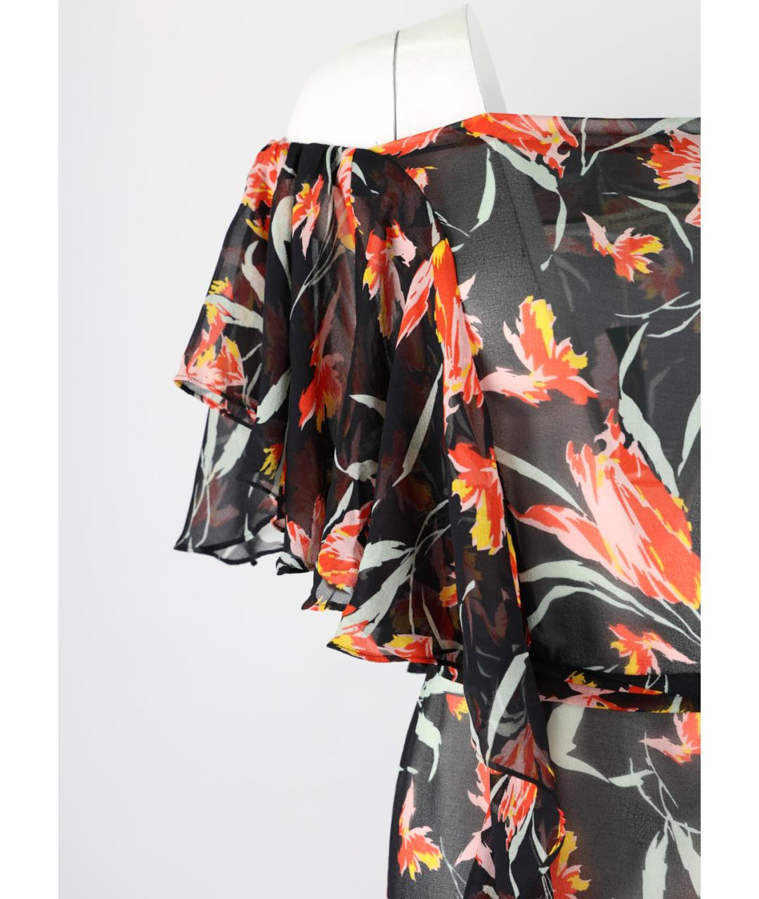 DIANE VON FURSTENBERG Мульти шелковое коктейльное платье, фото 5