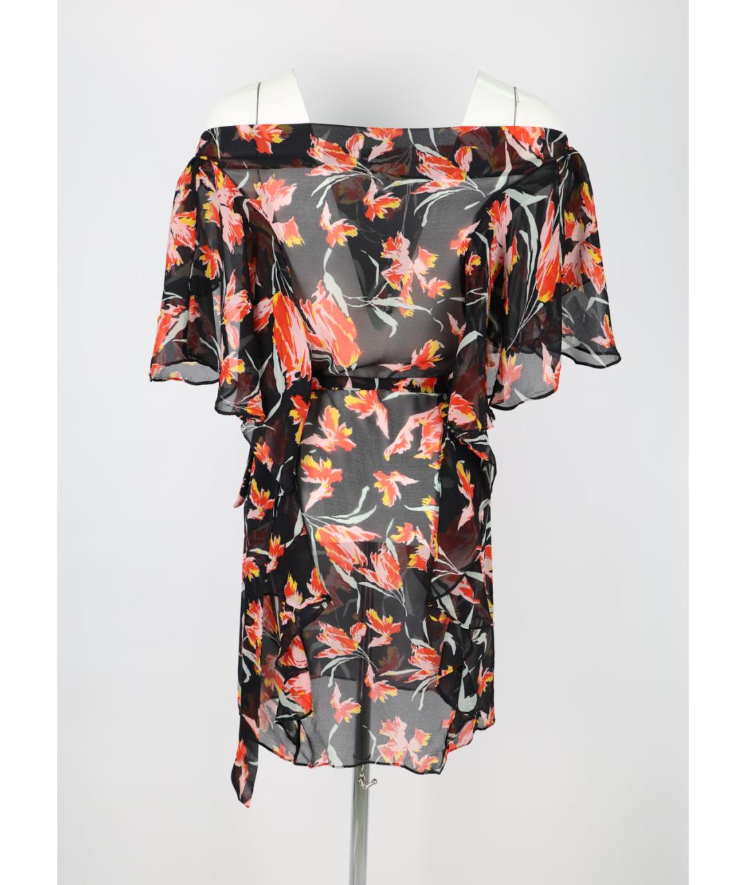 DIANE VON FURSTENBERG Мульти шелковое коктейльное платье, фото 2