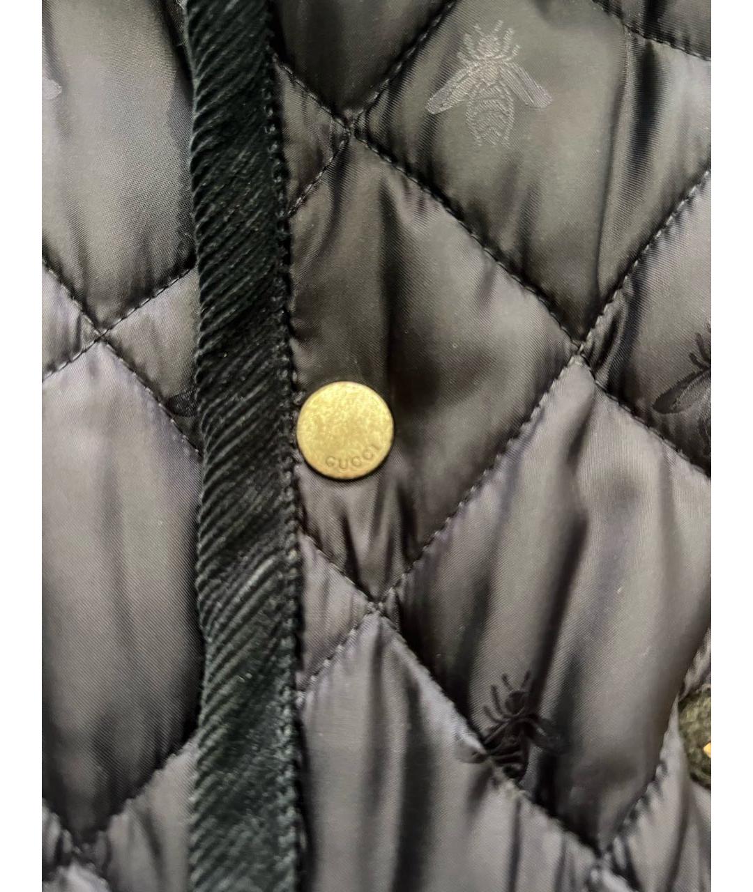 GUCCI Синяя хлопковая куртка, фото 4